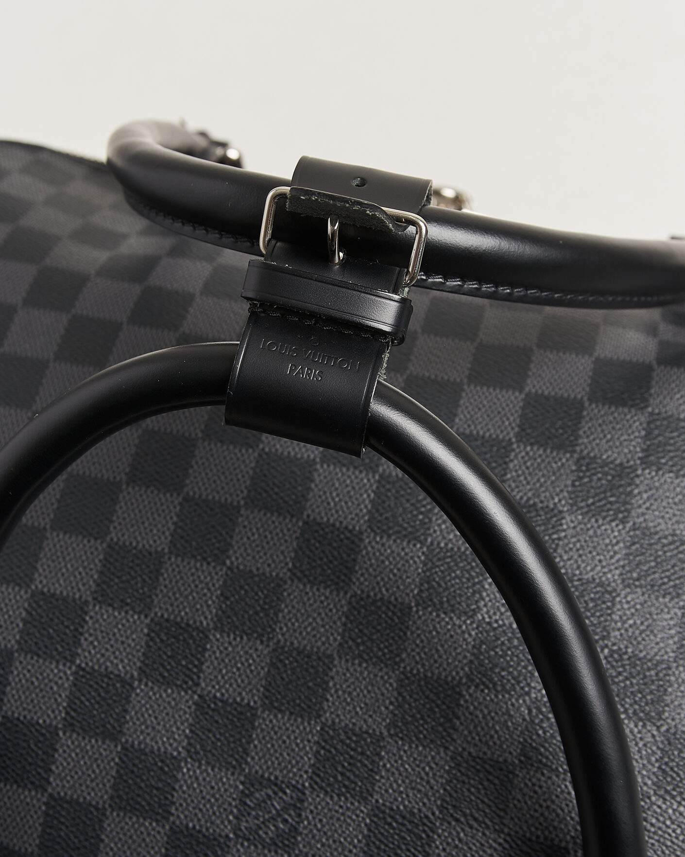 Herre | Pre-Owned & Vintage Bags | Louis Vuitton Pre-Owned | Roadster 50 Damier Graphite
