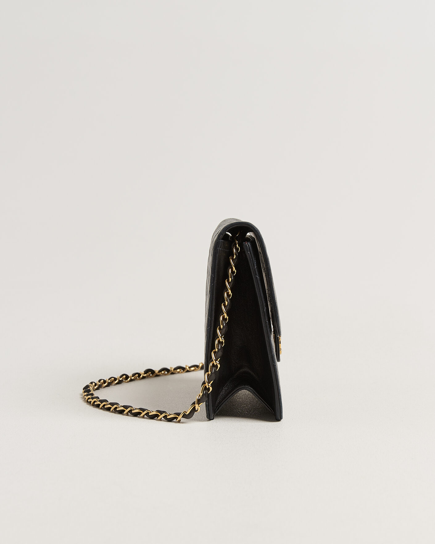 Herre | Pre-Owned & Vintage Bags | Chanel Pre-Owned | Single Flap Bag Black