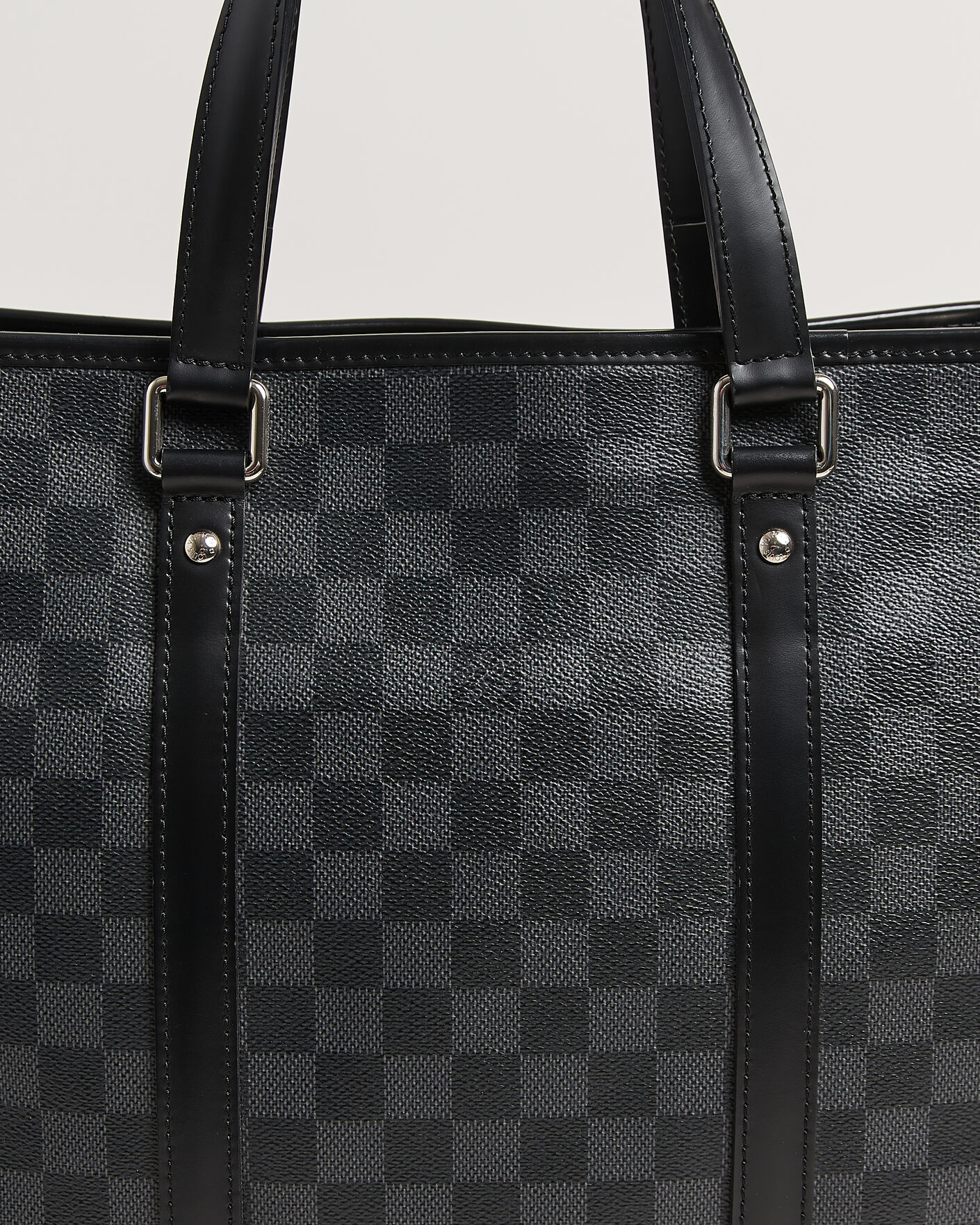 Herre | Pre-Owned & Vintage Bags | Louis Vuitton Pre-Owned | Tadao Tote bag PM Damier Graphite