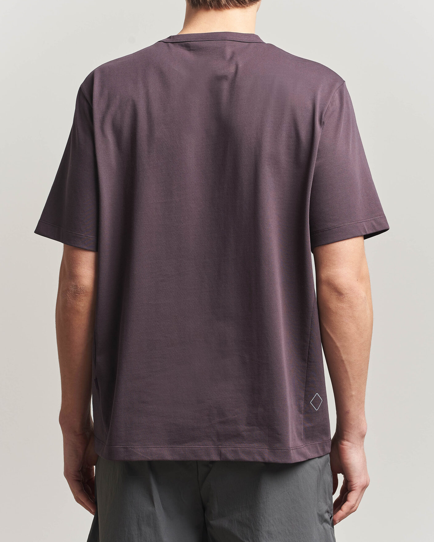 Herre | T-Shirts | Pas Normal Studios | Off Race Cotton Tech T-Shirt Dark Purple
