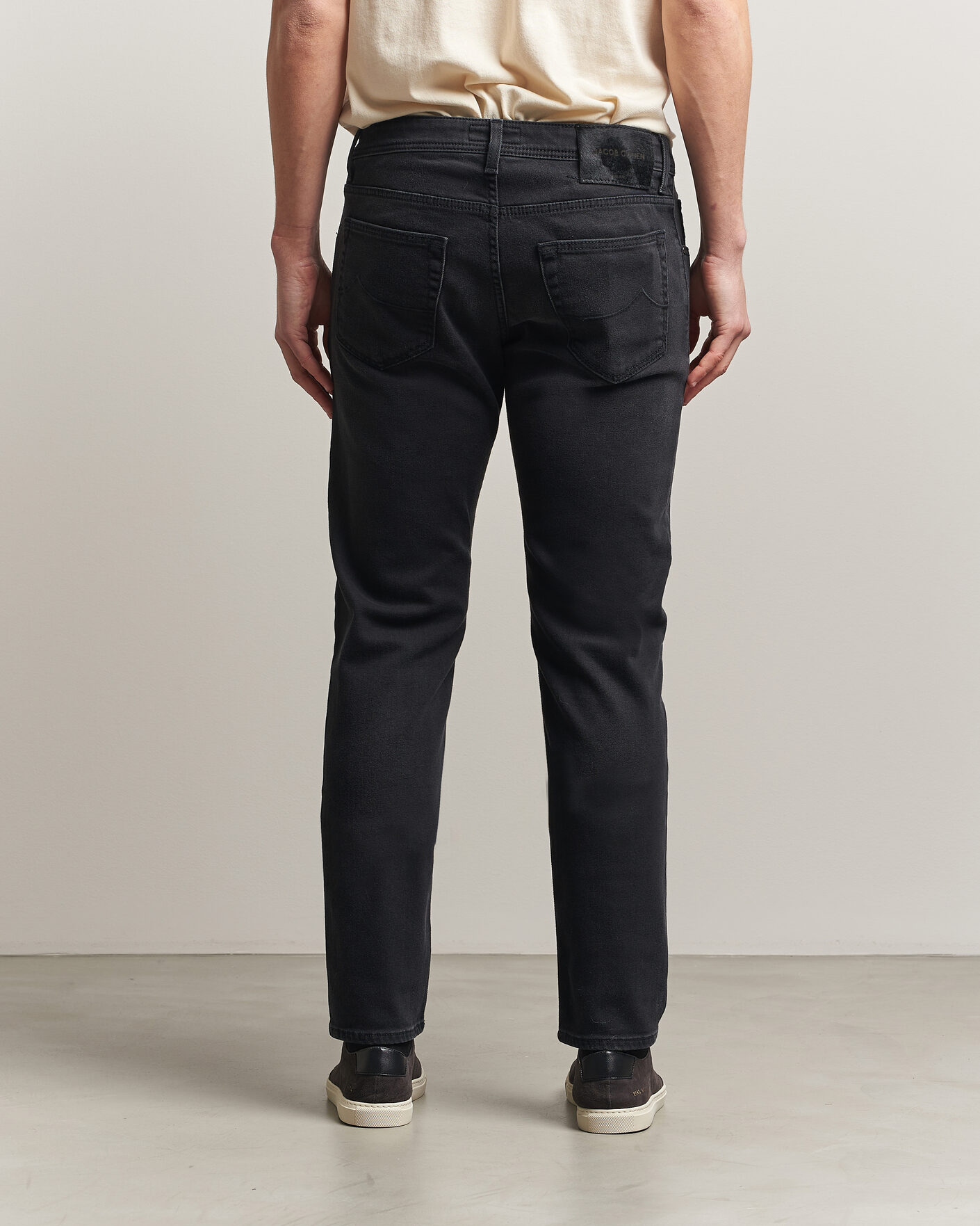 Herre | Bukser | Jacob Cohën | Nick Slim Fit Power Stretch Jeans Medium Black Wash