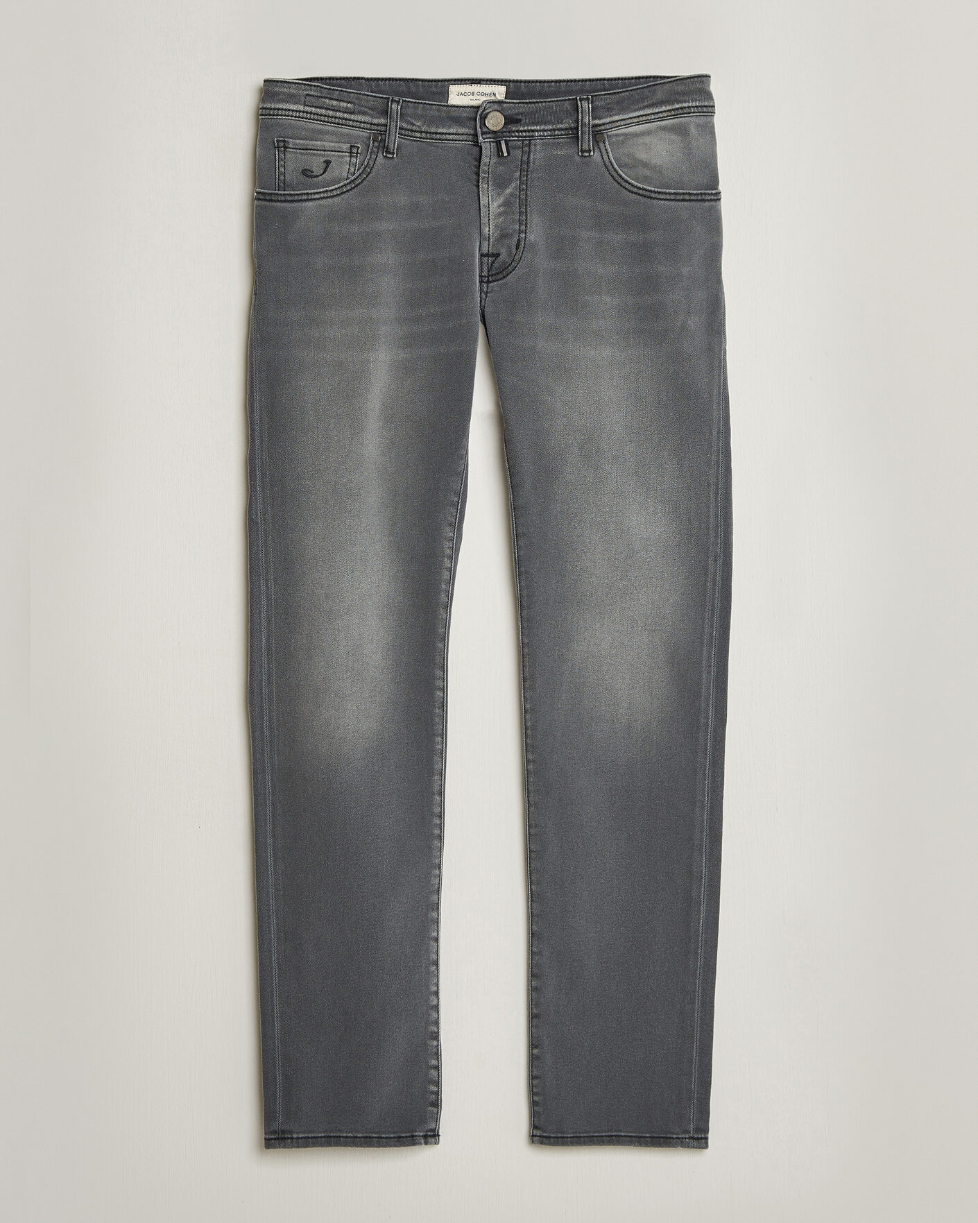 Herre | Bukser | Jacob Cohën | Nick Slim Fit Power Stretch Jeans Light Black Wash