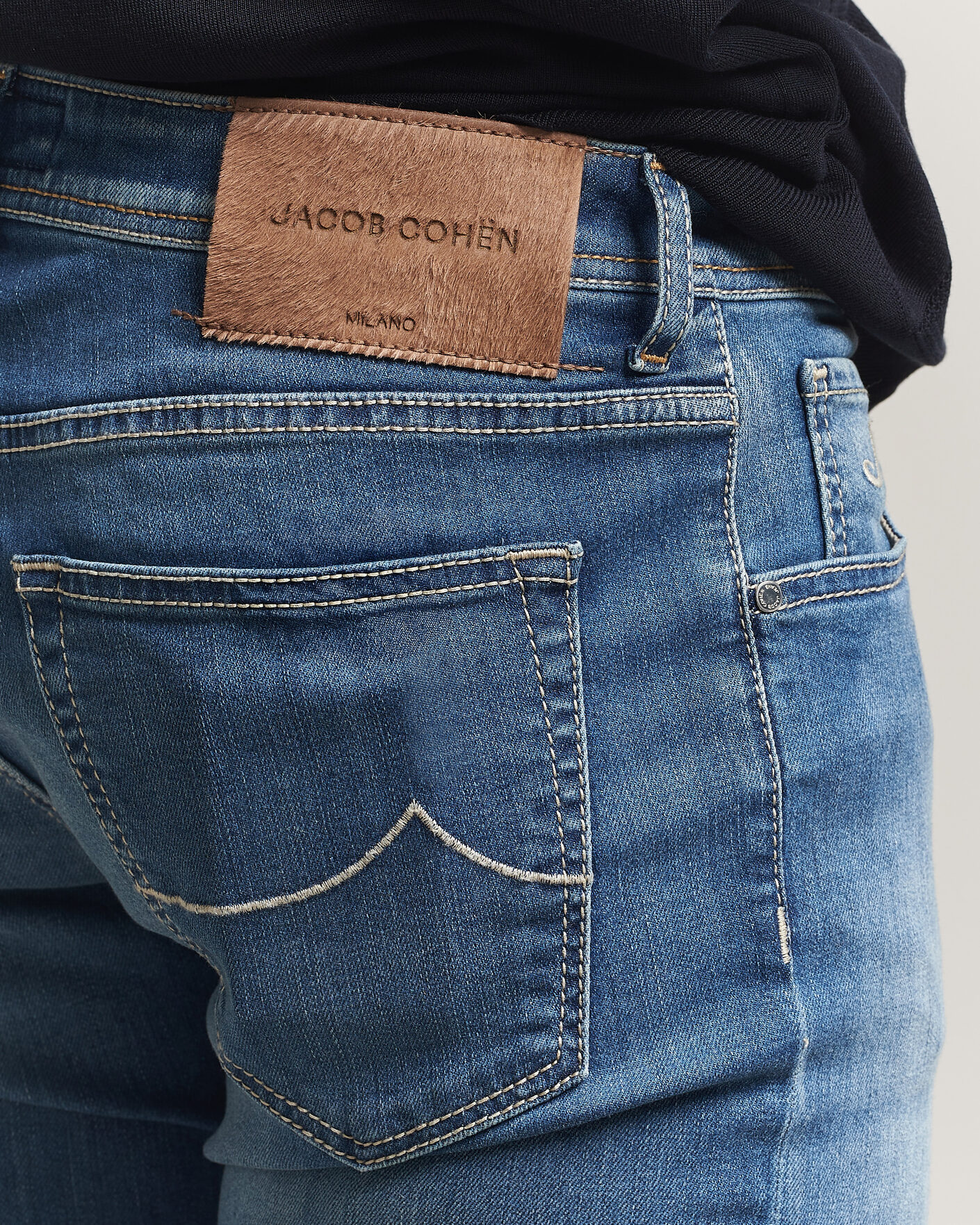 Herre | Bukser | Jacob Cohën | Nick Slim Fit Super Stretch Jeans Light Vintage