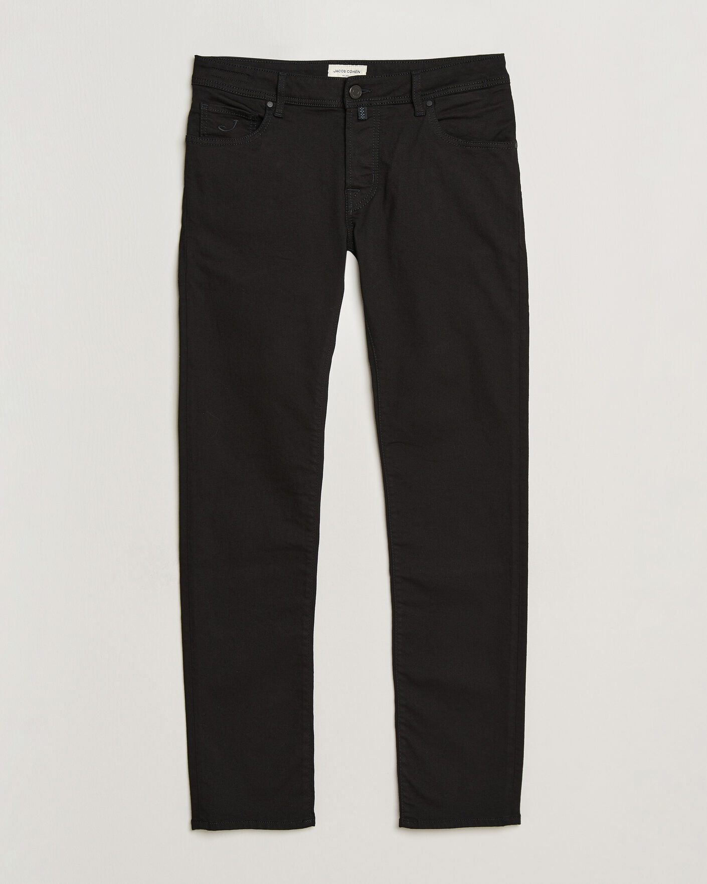 Herre | Jeans | Jacob Cohën | Nick Slim Fit Stretch Stay Black Jeans Rinse Wash