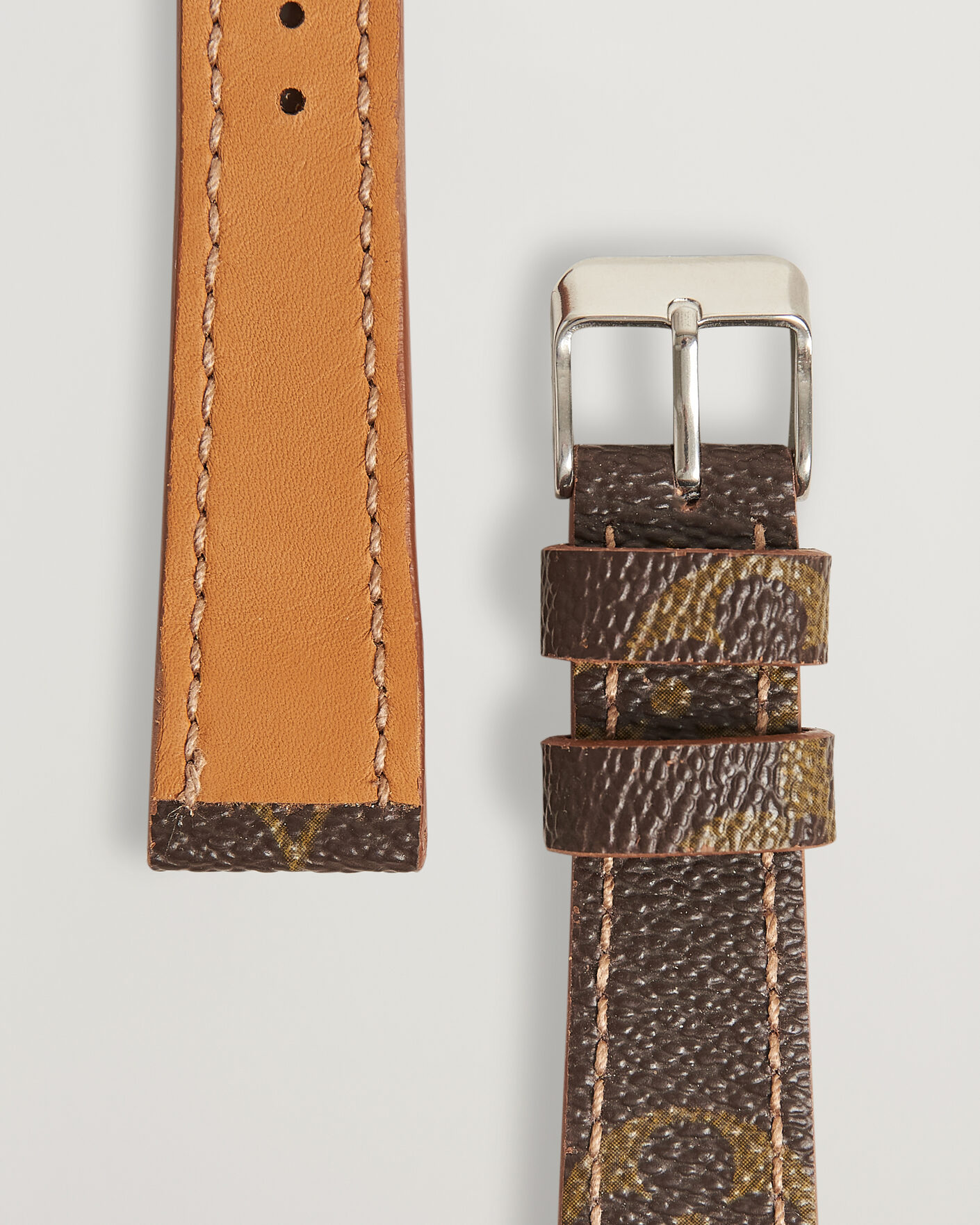 Herre | Urremme | Care with Carl | Watch Strap Remade Louis Vuitton 20/16 mm Monogram