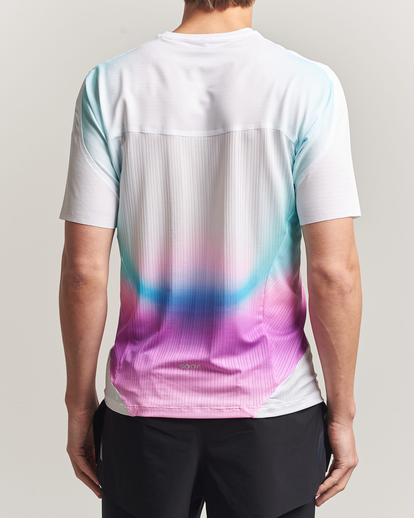 Herre | T-Shirts | SOAR Running | Hot Weather Tee White/Blue