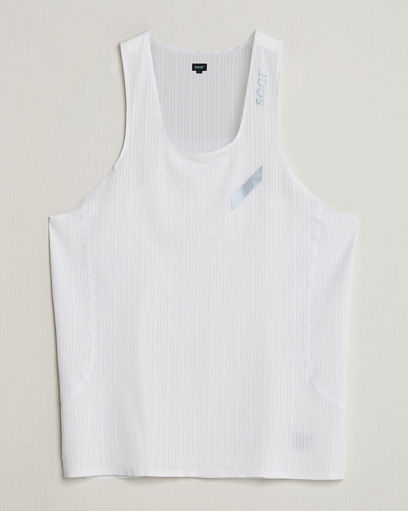 Herre | T-Shirts | SOAR Running | Race Vest White