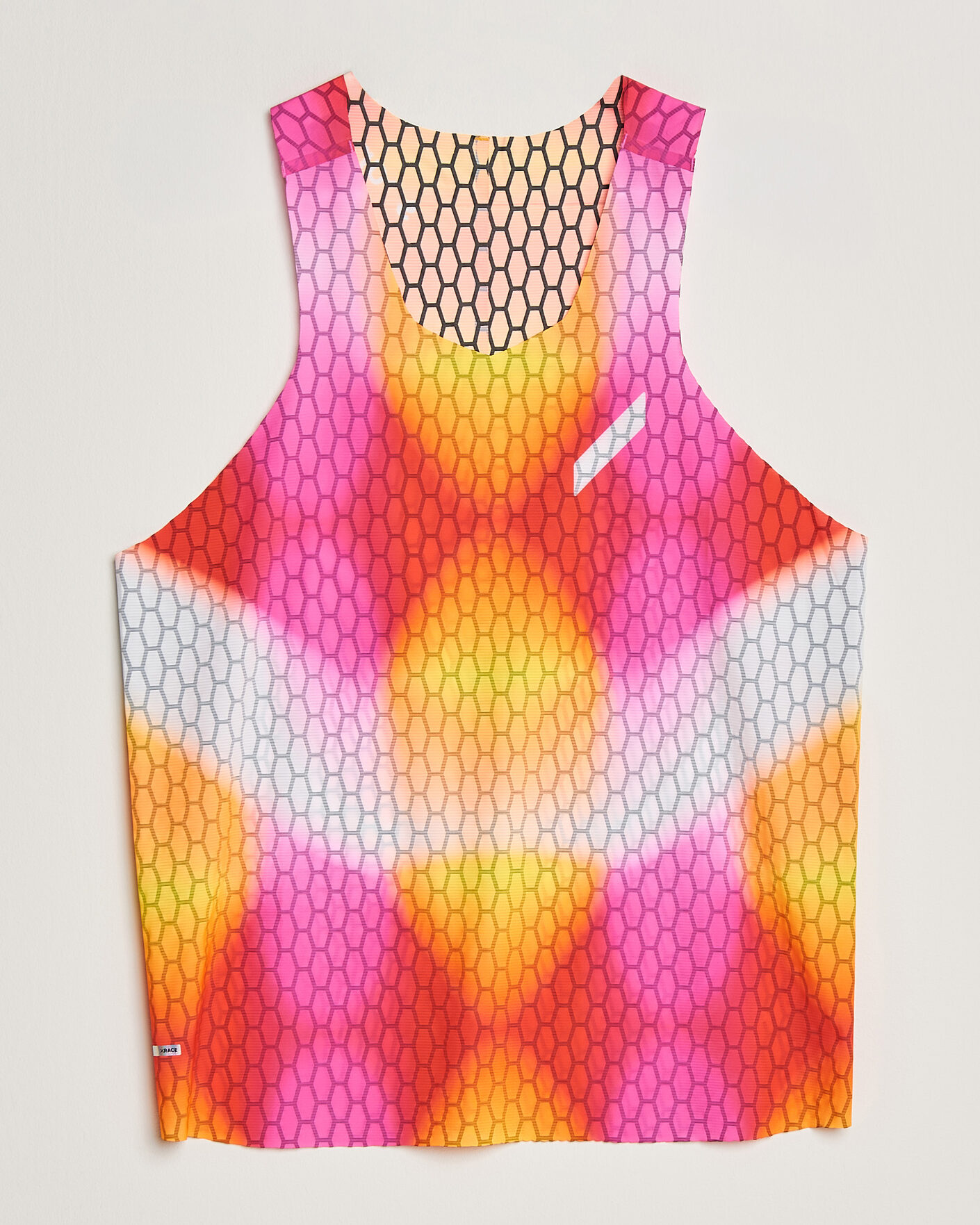 Herre | T-Shirts | SOAR Running | Graphene Race Vest Red/Orange