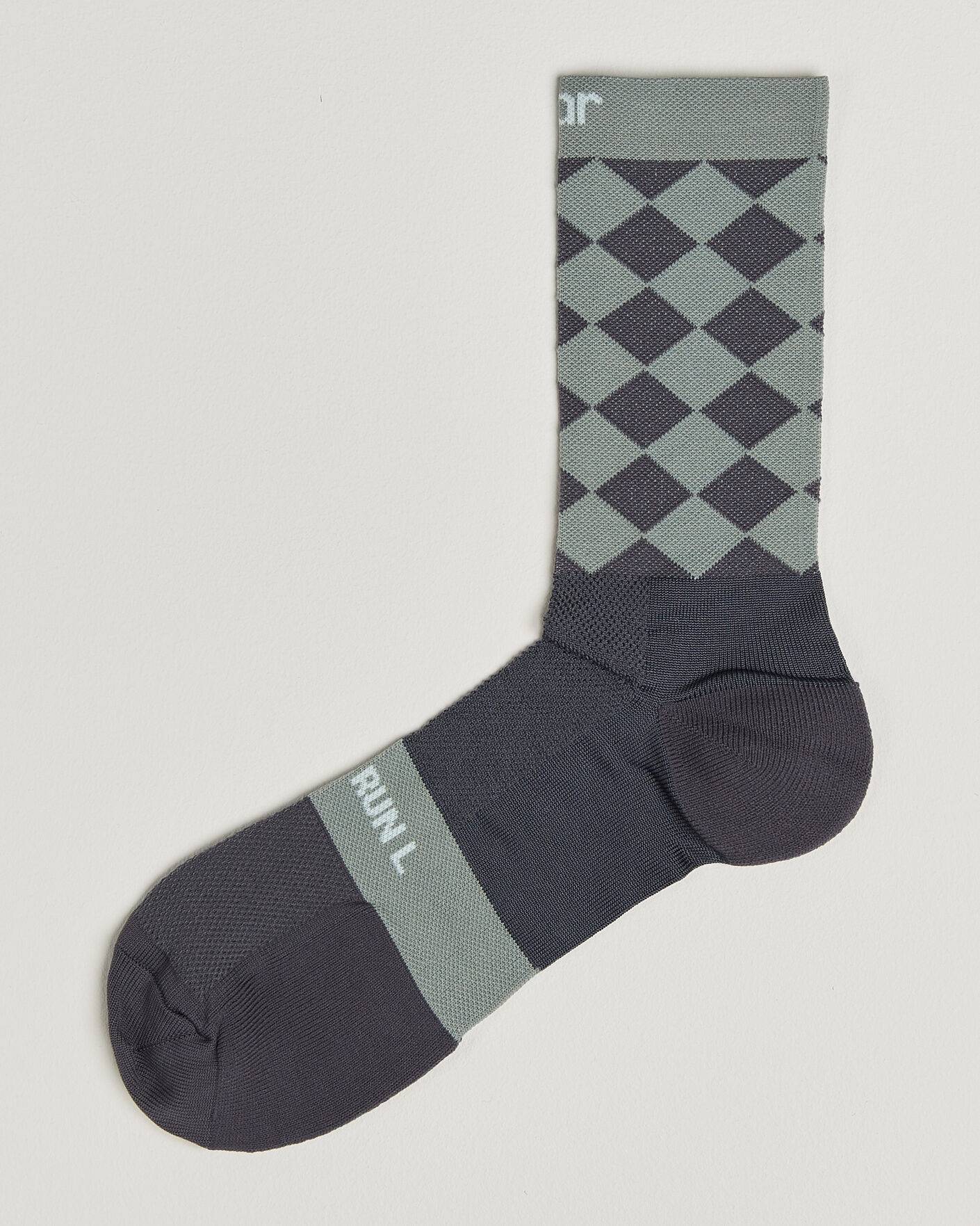 Herre | Undertøj | SOAR Running | Diamond Crew Sock Dark Grey
