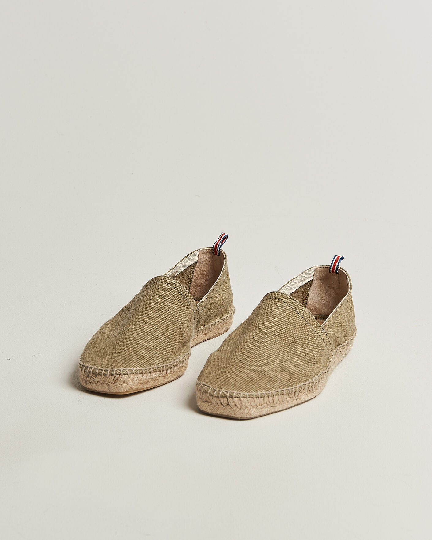 Herre | Espadrillos | Castañer | Pablo Washed Canvas Espadrilles Laurel Green