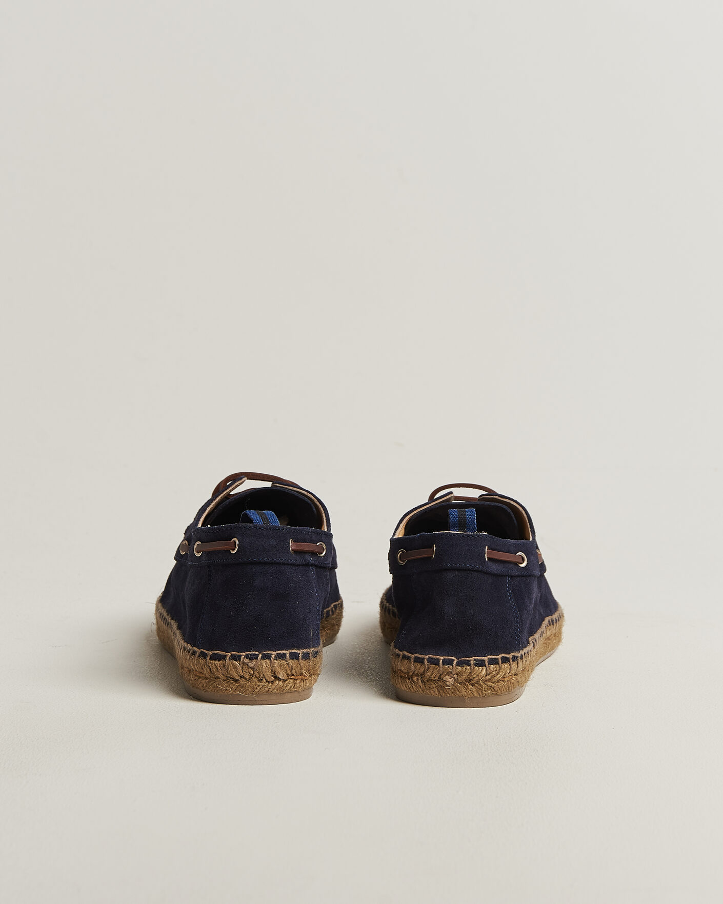 Herre | Espadrillos | Castañer | Nemo Casual Suede Boat Shoe Azul Oscuro