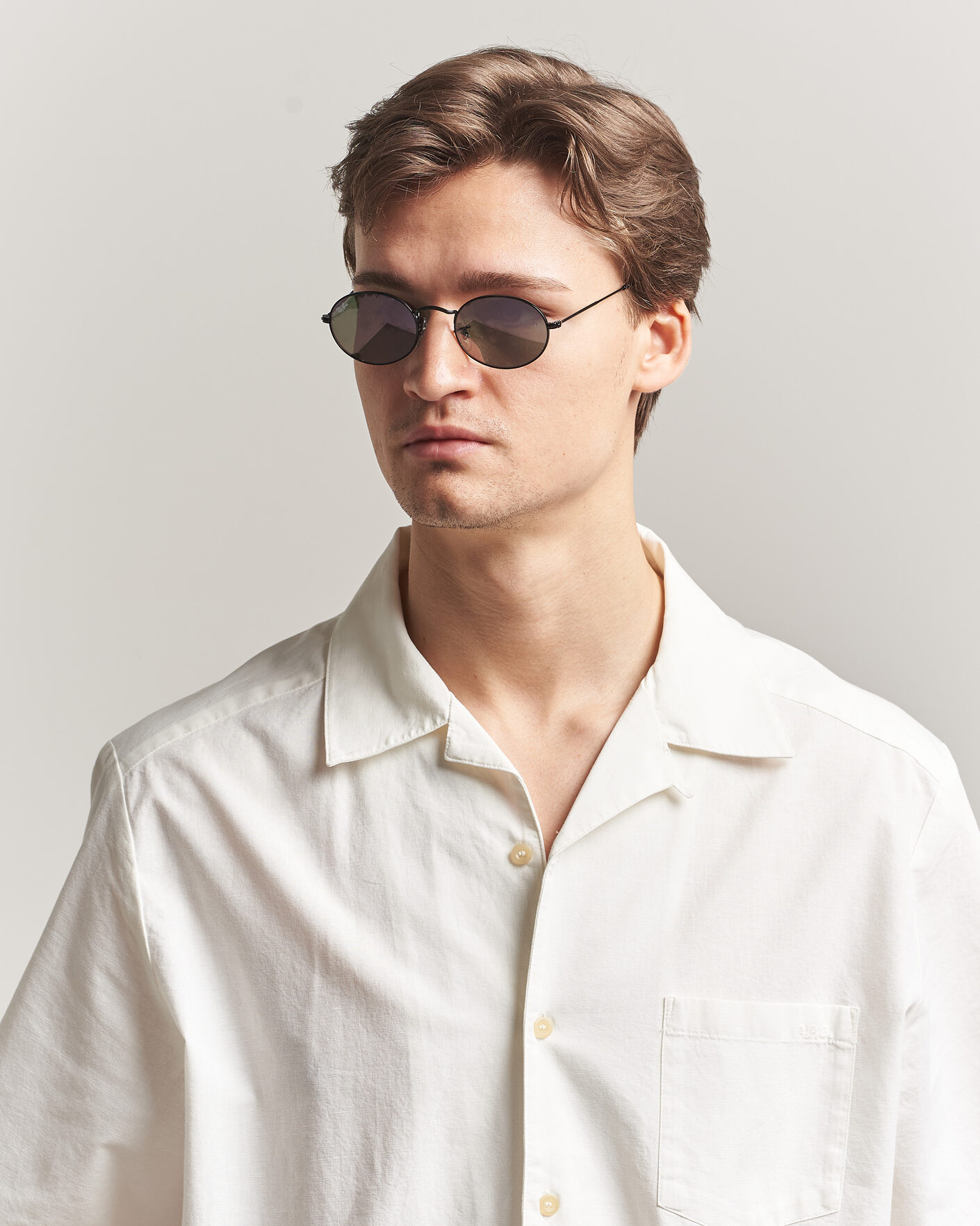 Herre | Solbriller | Ray-Ban | Oval Sunglasses Black