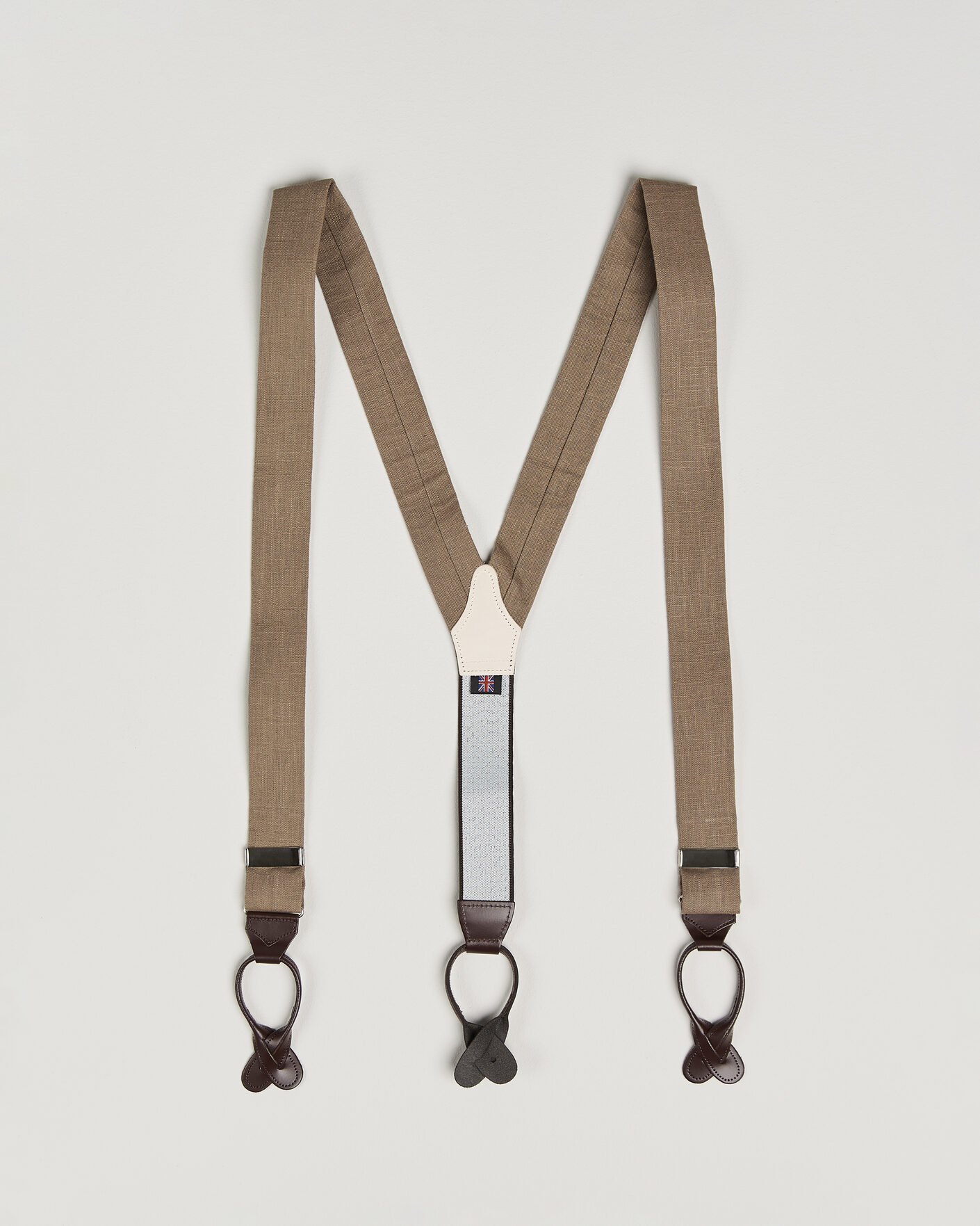 Herre | Seler | Albert Thurston | Linen Braces Acorn Brown