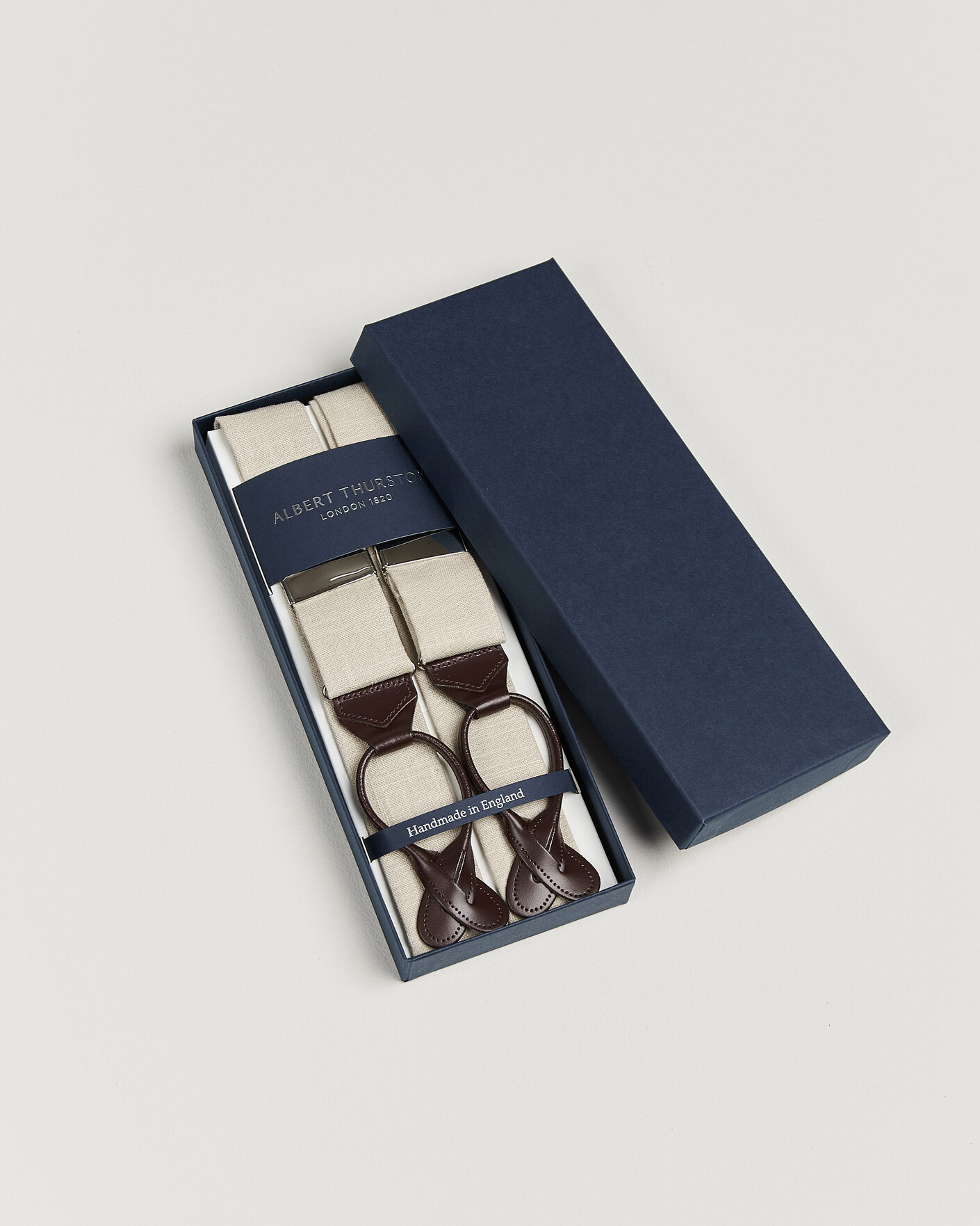 Herre | Seler | Albert Thurston | Linen Braces Natural