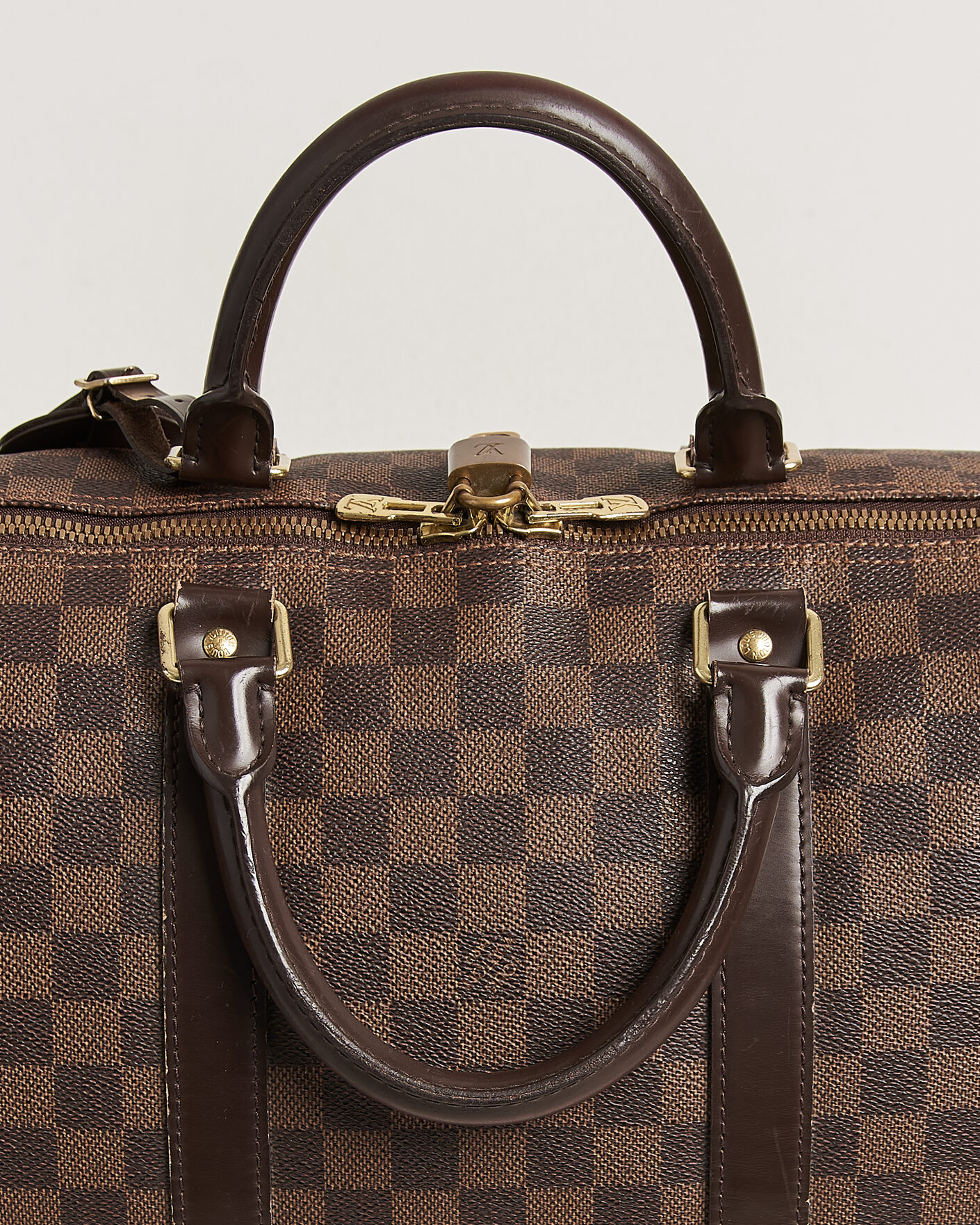 Herre | Pre-Owned & Vintage Bags | Louis Vuitton Pre-Owned | Keepall 50 Damier Ebene