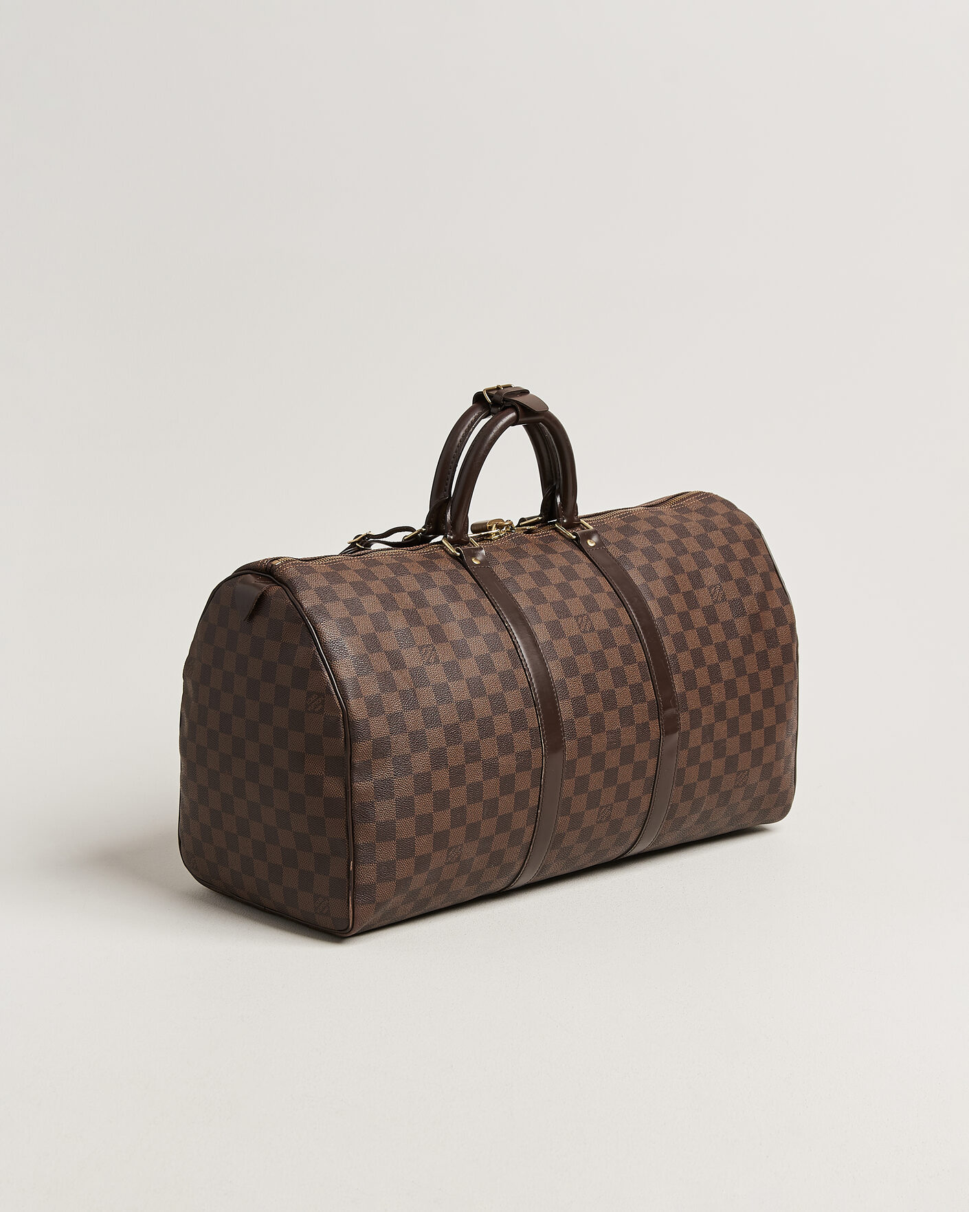 Herre | Pre-Owned & Vintage Bags | Louis Vuitton Pre-Owned | Keepall 50 Damier Ebene