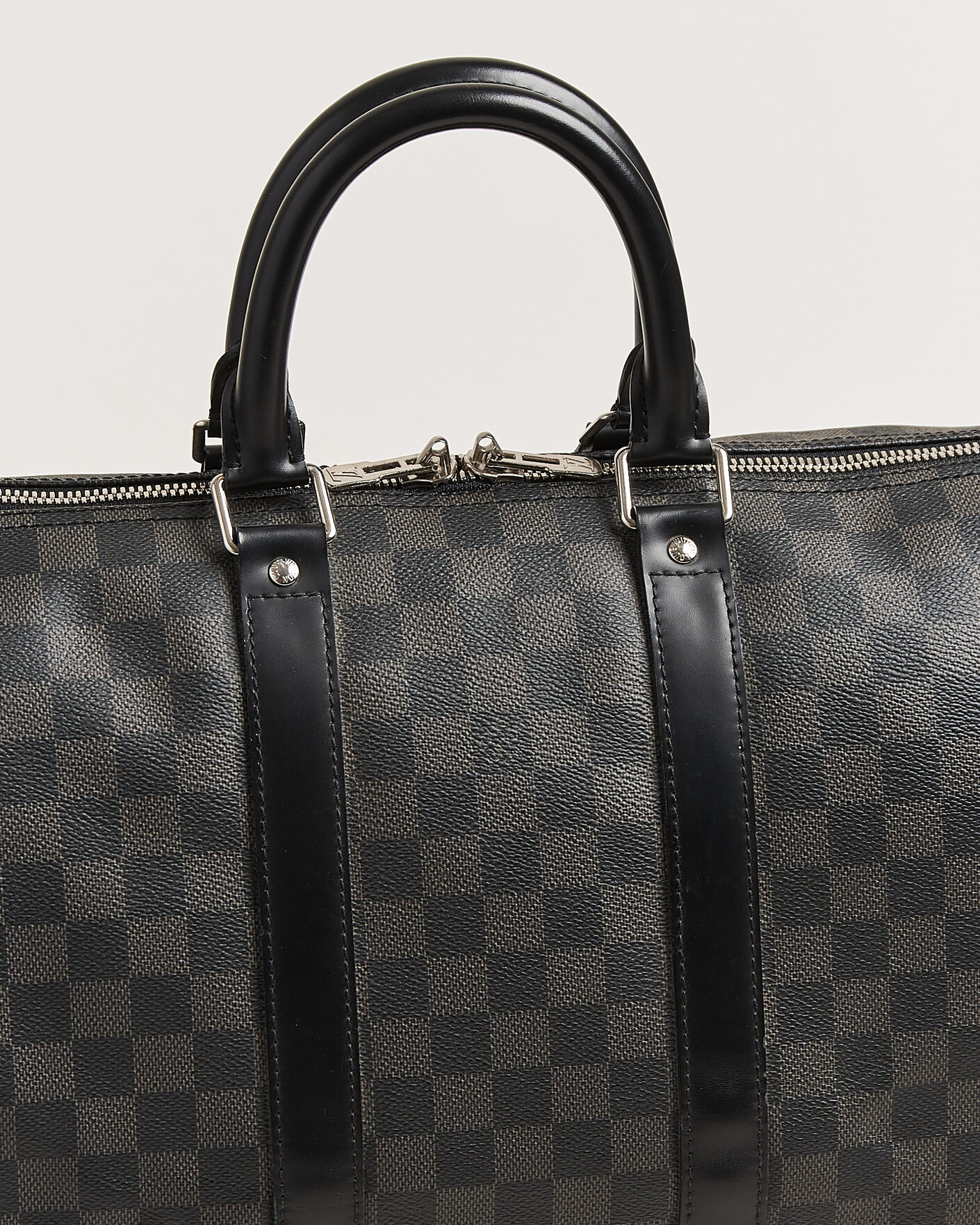 Herre | Pre-Owned & Vintage Bags | Louis Vuitton Pre-Owned | Keepall Bandouliére 45 Damier Graphite
