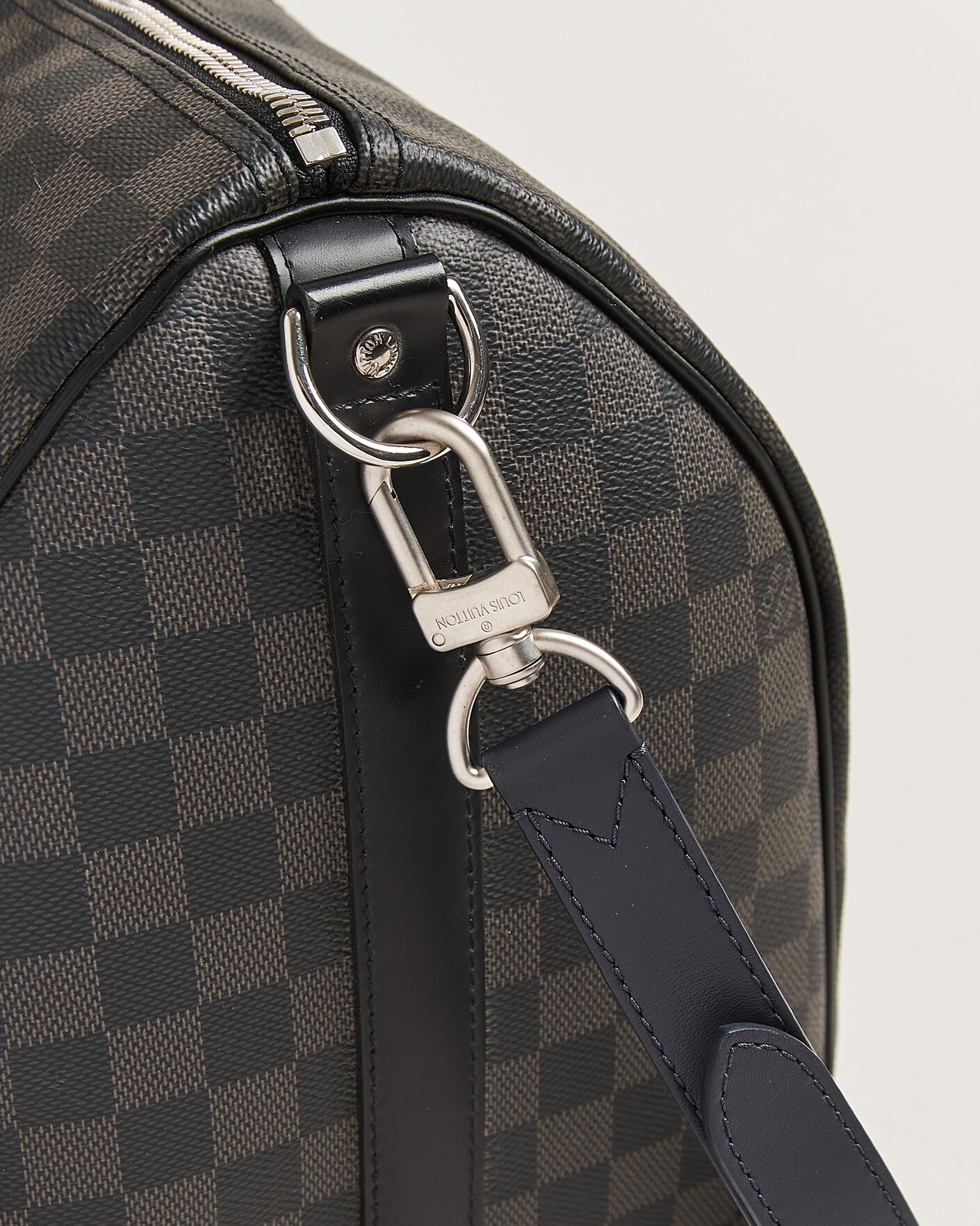 Herre | Pre-Owned & Vintage Bags | Louis Vuitton Pre-Owned | Keepall Bandouliére 45 Damier Graphite