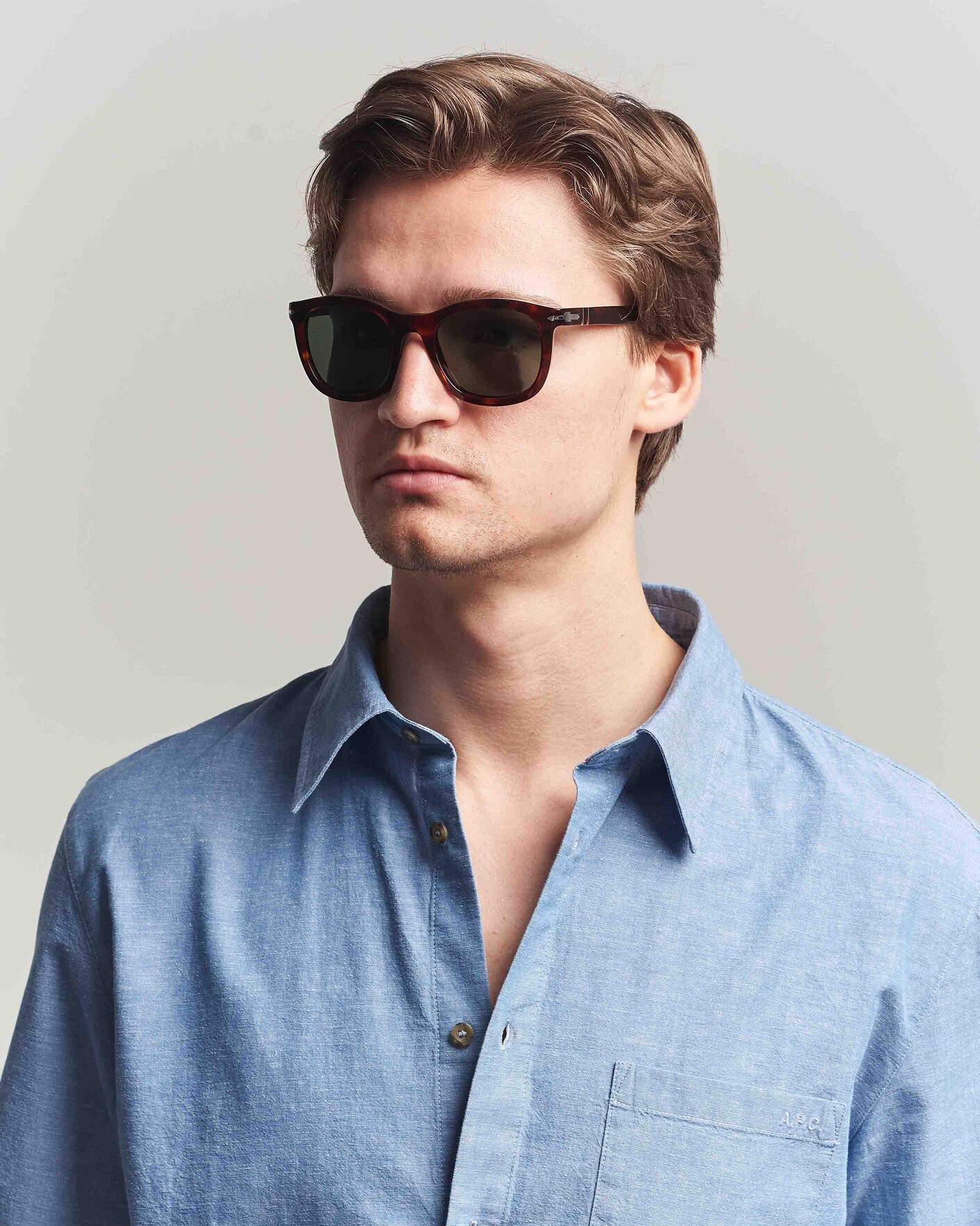 Herre | Solbriller | Persol | 0PO3395S Sunglasses Havana