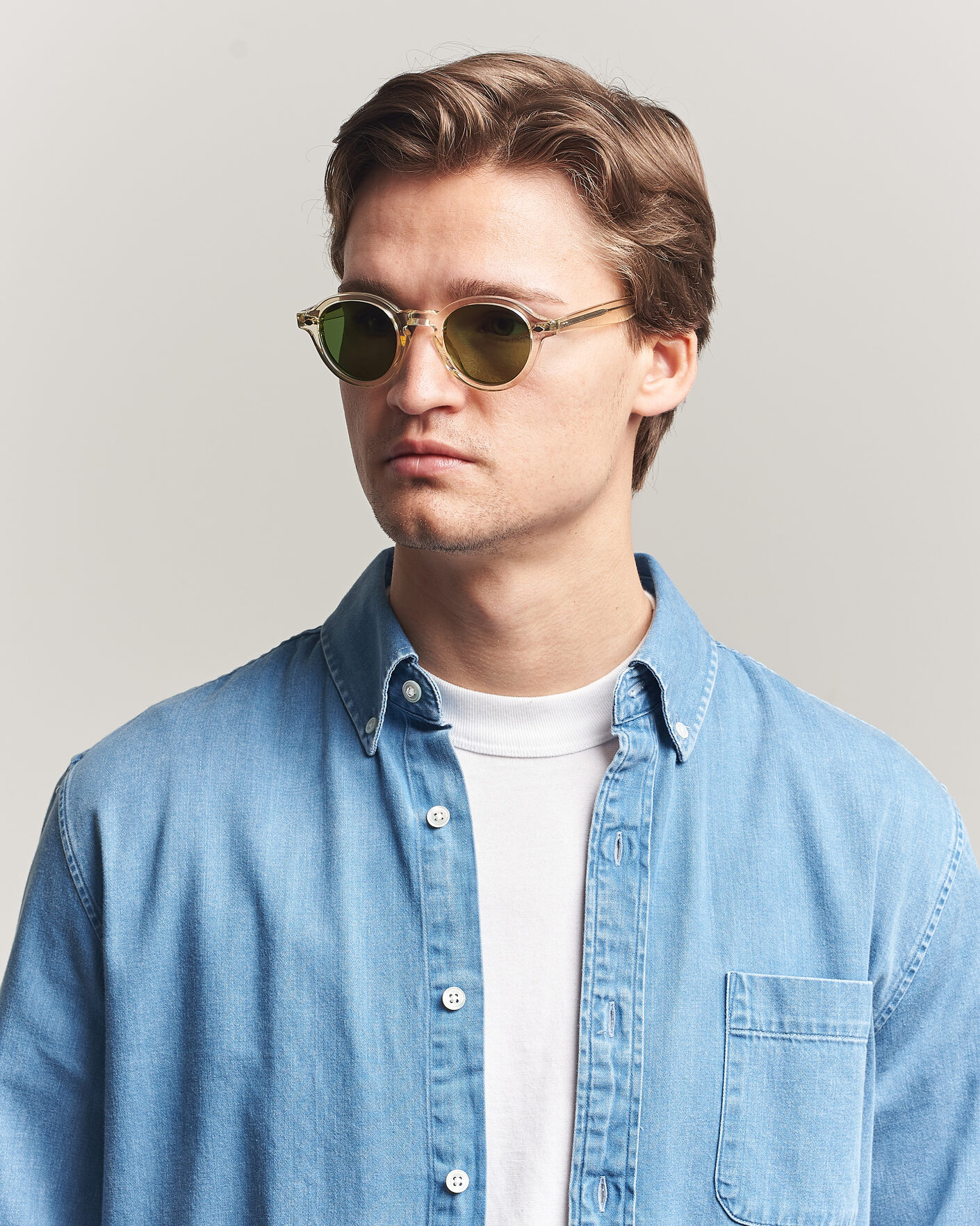 Herre | Solbriller | Garrett Leight | Flipper Sunglasses Pure Glass