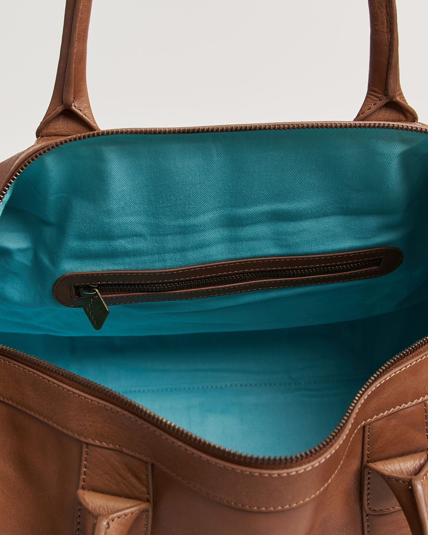 Herre | Tasker | Pampeano | Varon Small Leather Weekend Bag Tan