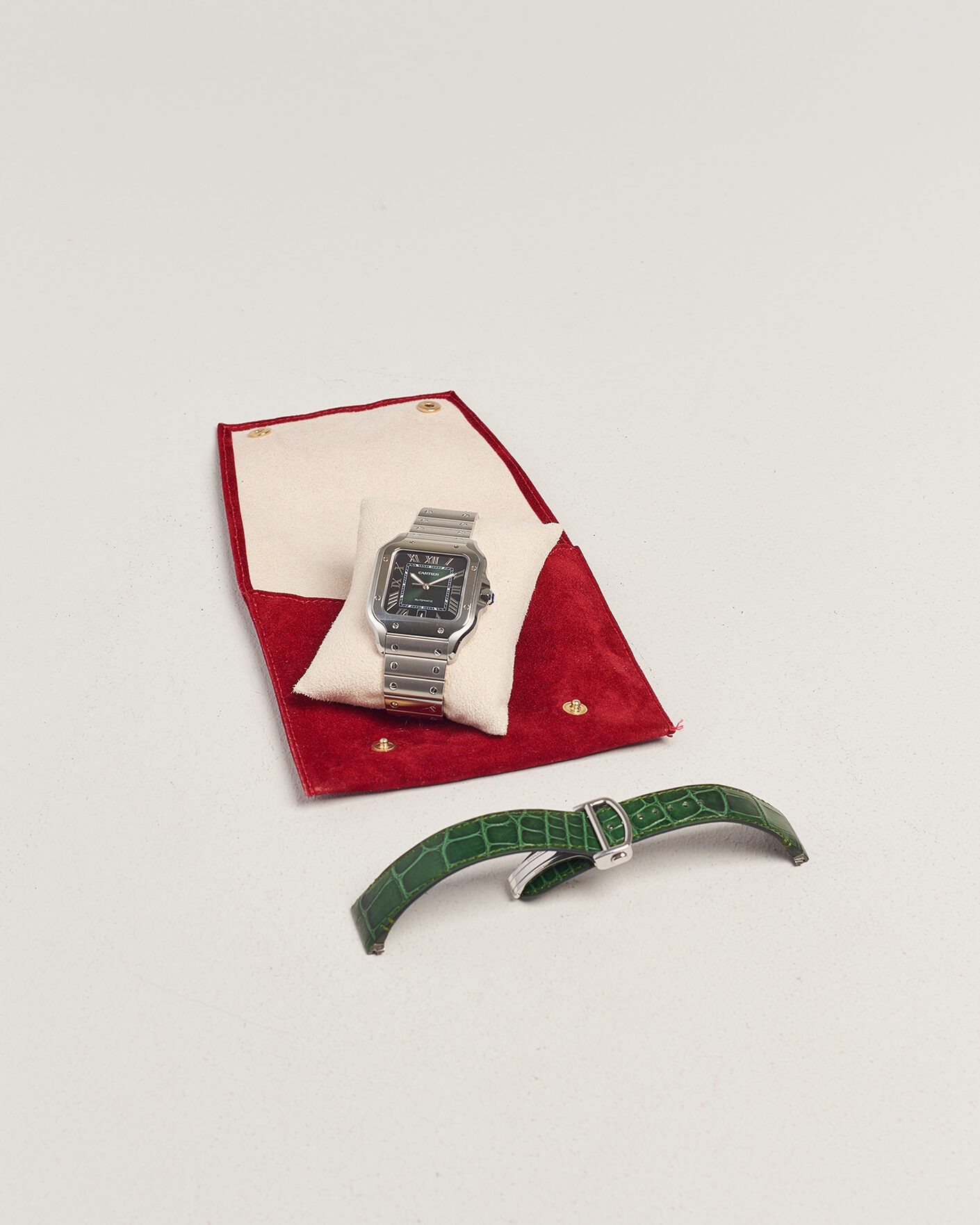 Herre | Pre-Owned & Vintage Watches | Cartier Pre-Owned | Santos Large 