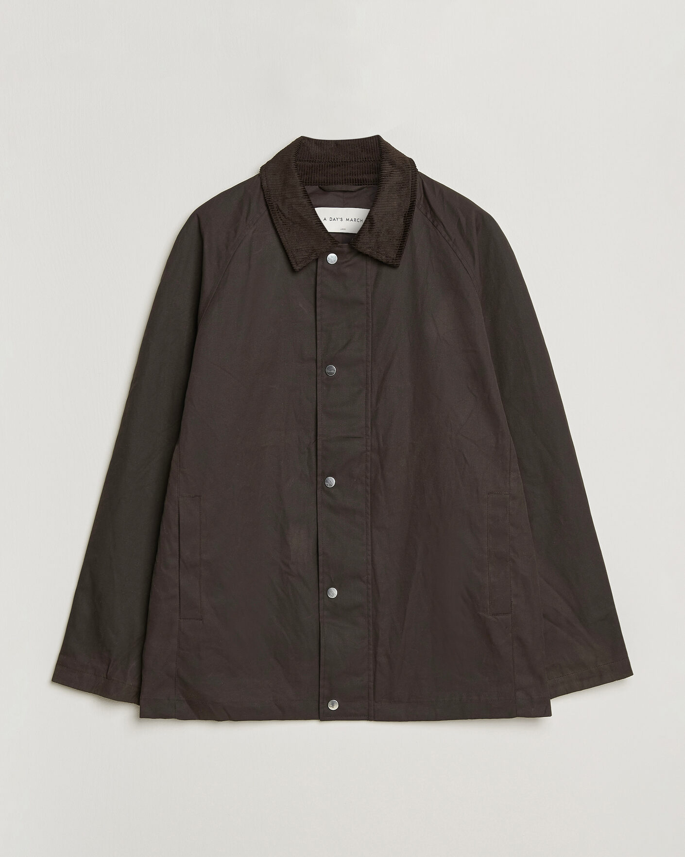 Herre | Jakker | A Day's March | Limestone Waxed Jacket Dark Brown