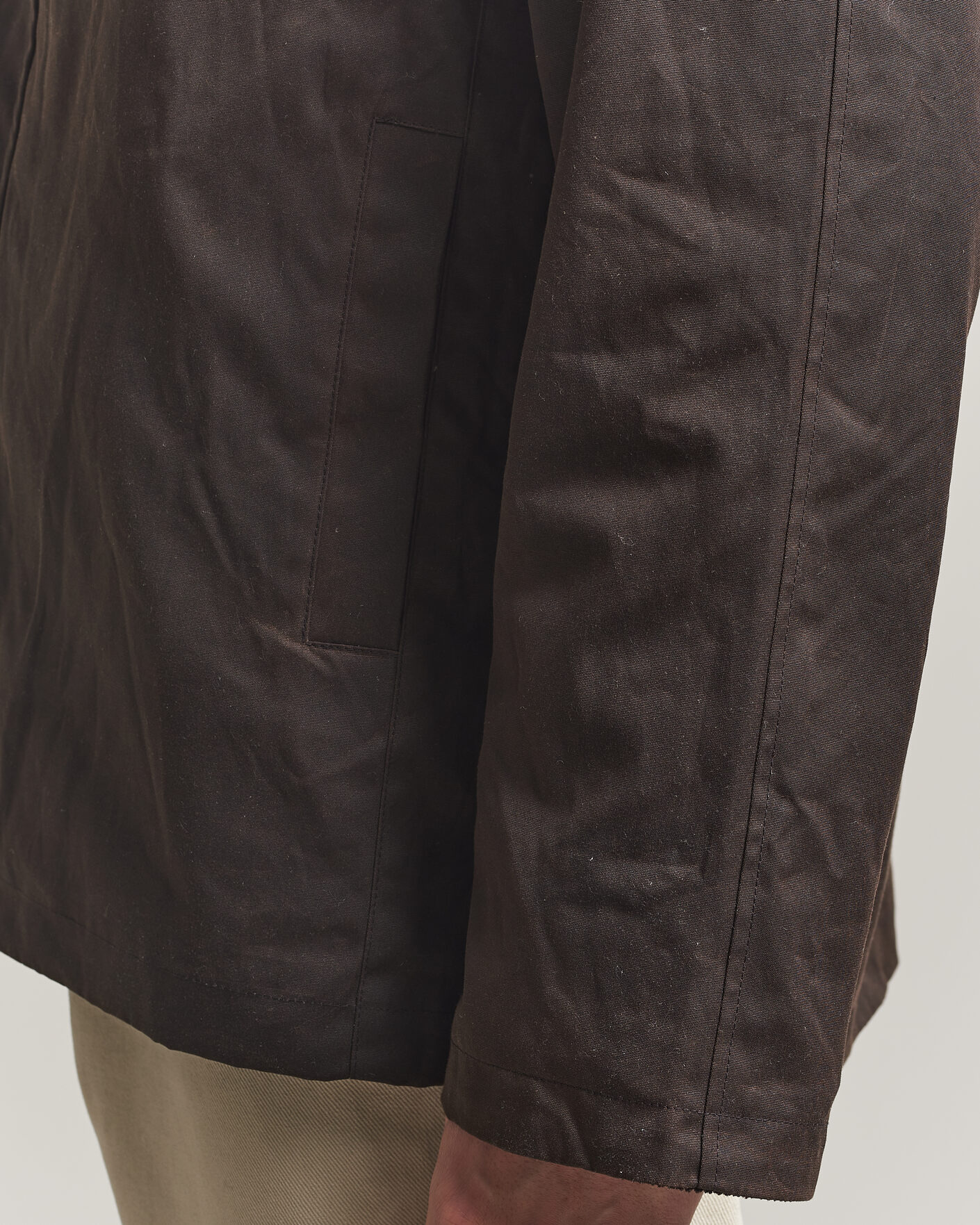 Herre | Jakker | A Day's March | Limestone Waxed Jacket Dark Brown