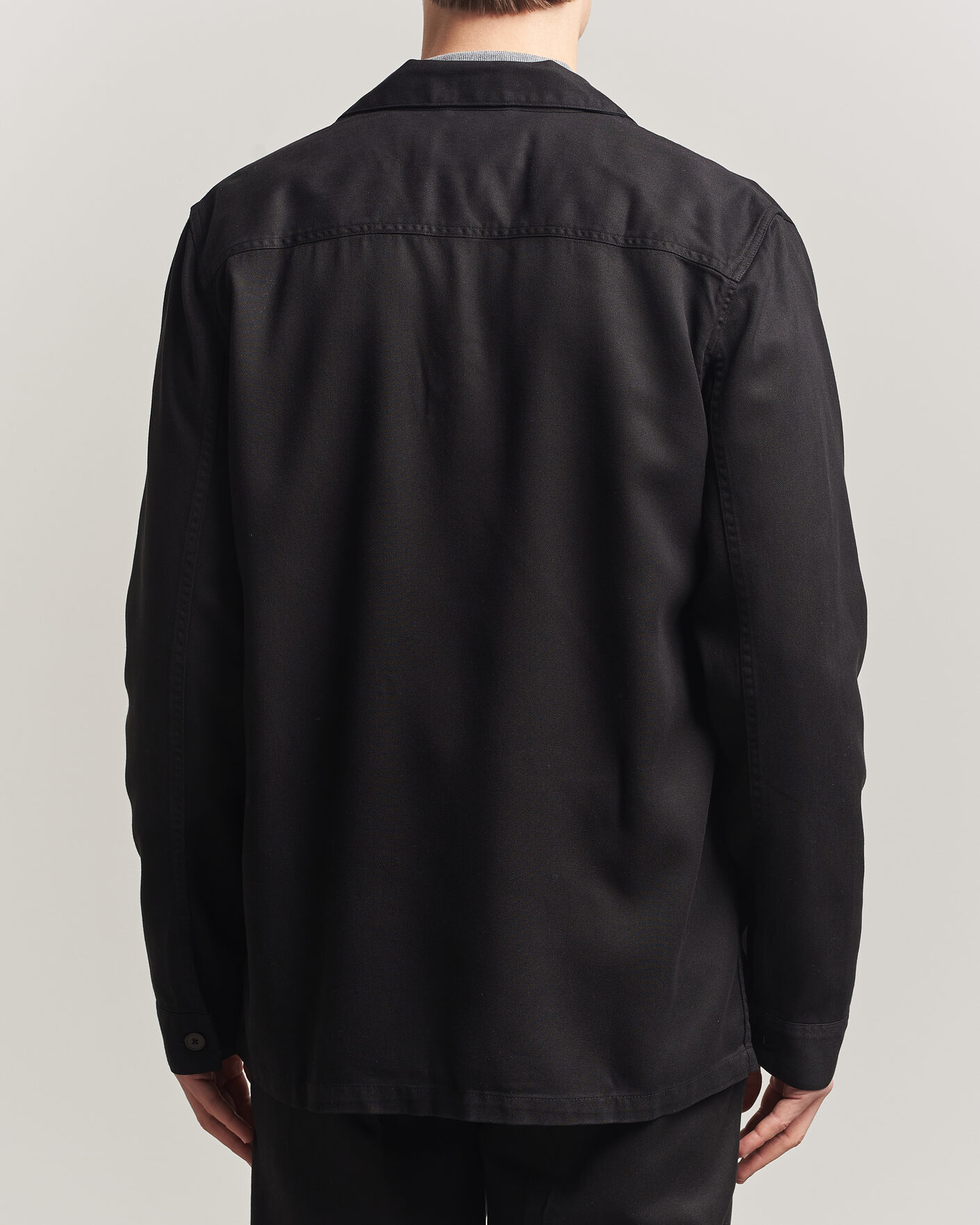 Herre | Skjorter | A Day's March | Banagher Lyocell Overshirt Black