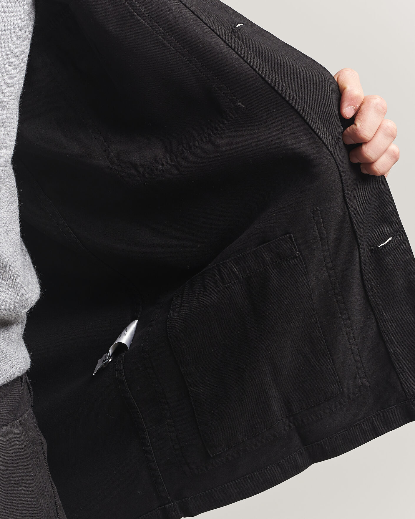 Herre | Skjorter | A Day's March | Banagher Lyocell Overshirt Black