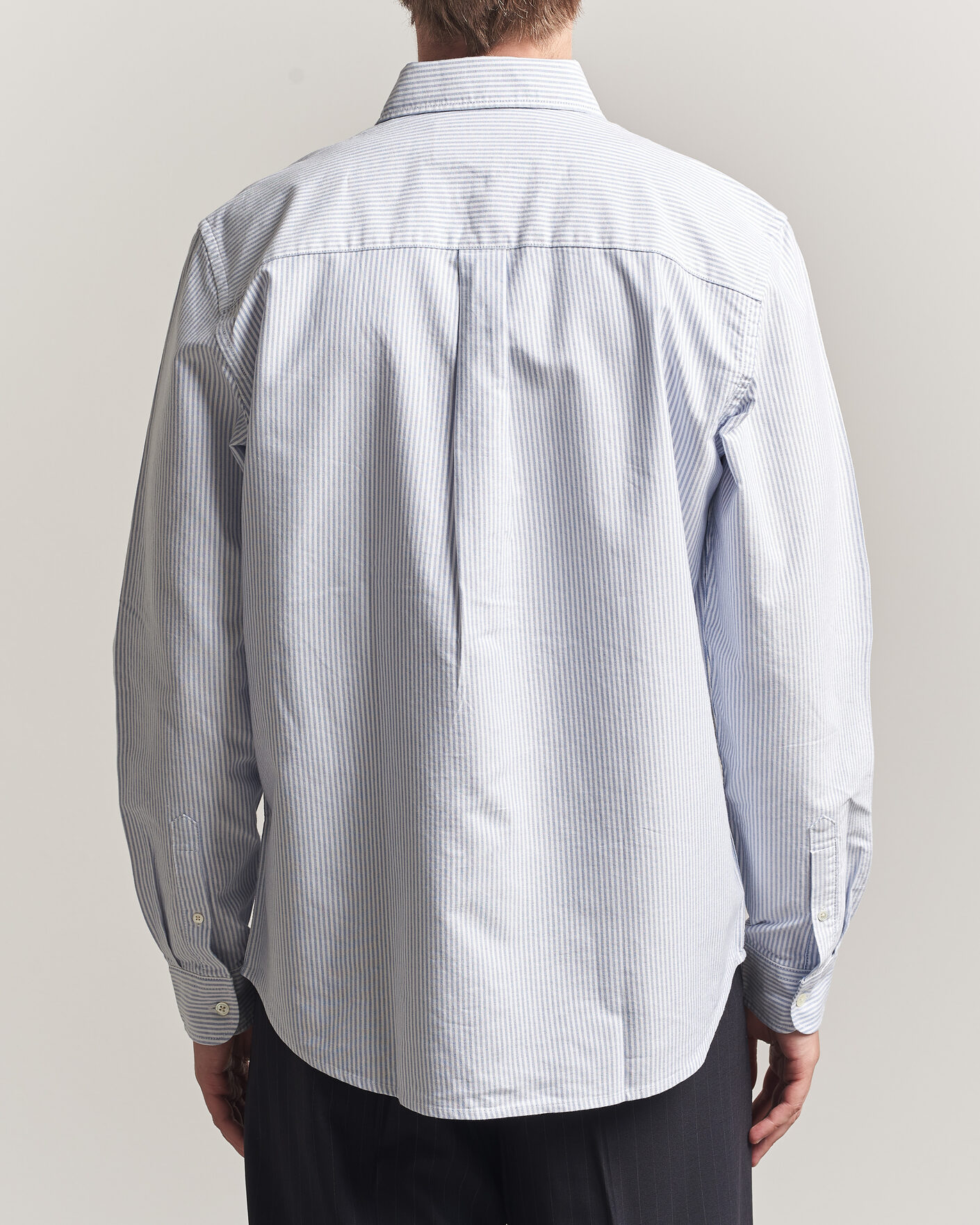 Herre | Skjorter | A Day's March | Original Oxford Shirt Blue/White