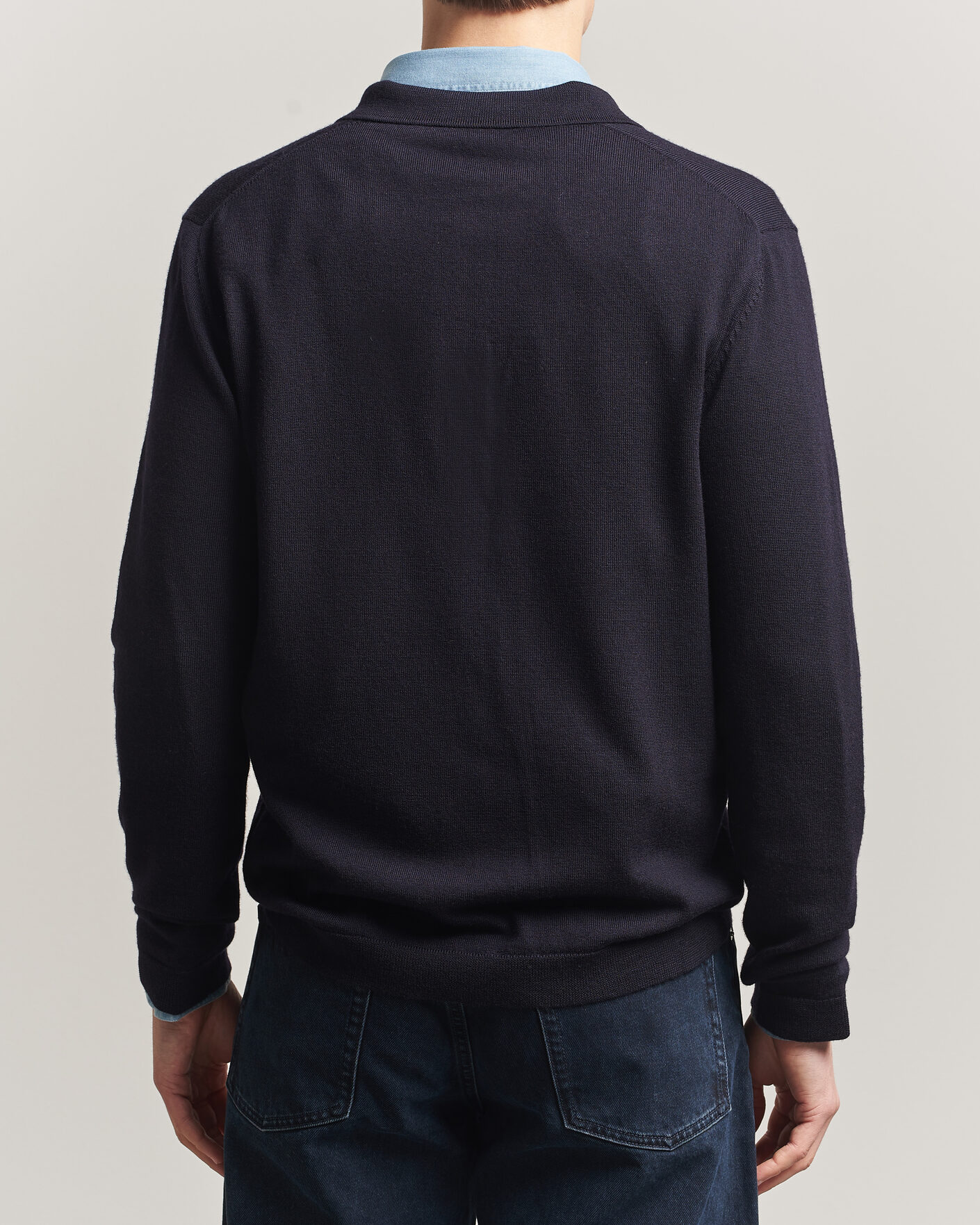 Herre | Trøjer | A Day's March | Ambroz Merino Polo Navy