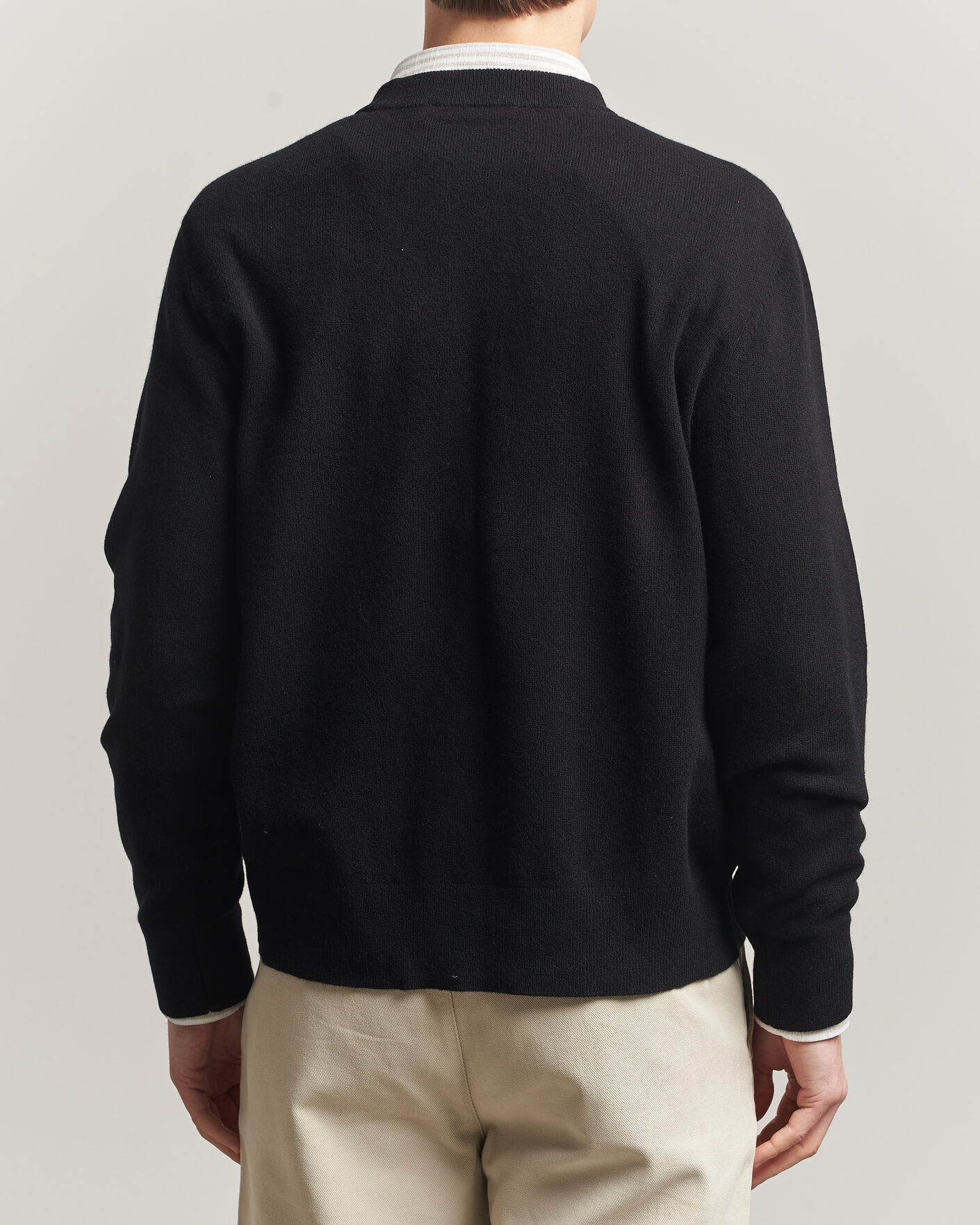 Herre | Trøjer | A Day's March | Marlow Cashmere Blend Sweater Black