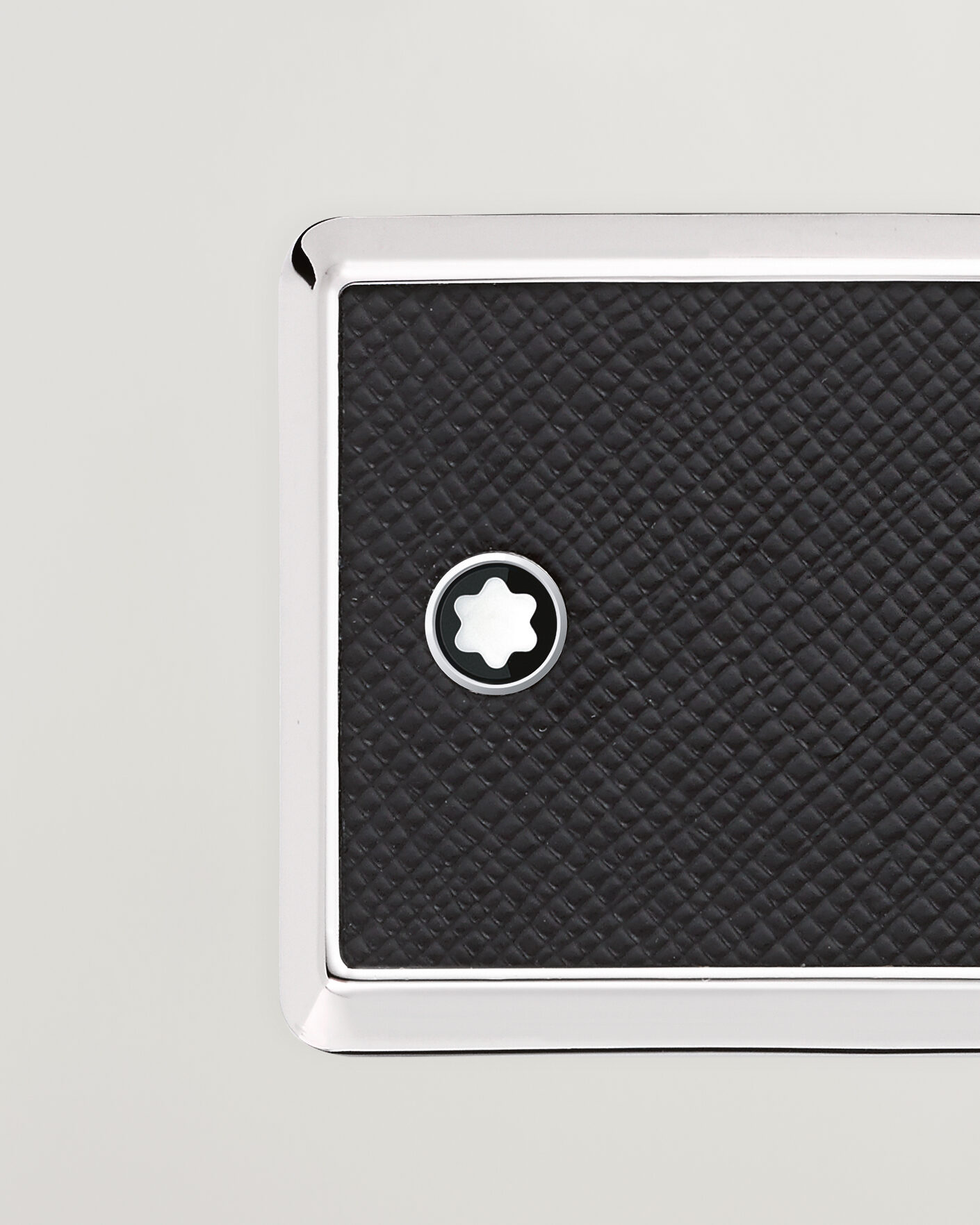 Herre | Bælter | Montblanc | Marquetry Plate 30mm Leather Belt Black