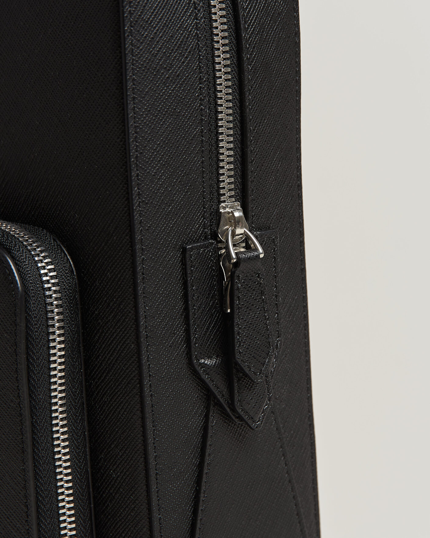 Herre | Tasker | Montblanc | Medium Sartorial Leather Briefcase with Pocket Black