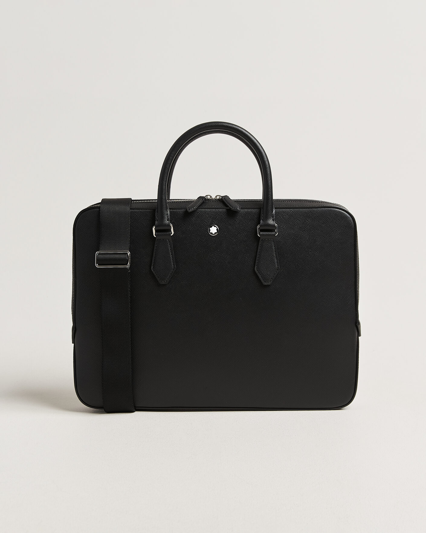 Herre | Tasker | Montblanc | Thin Sartorial Leather Briefcase Black