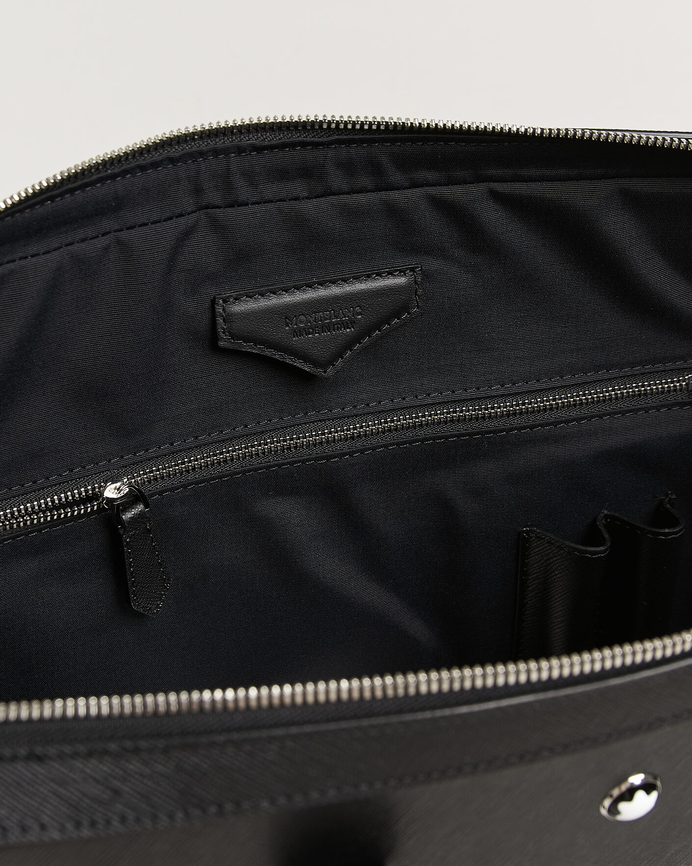 Herre | Tasker | Montblanc | Thin Sartorial Leather Briefcase Black