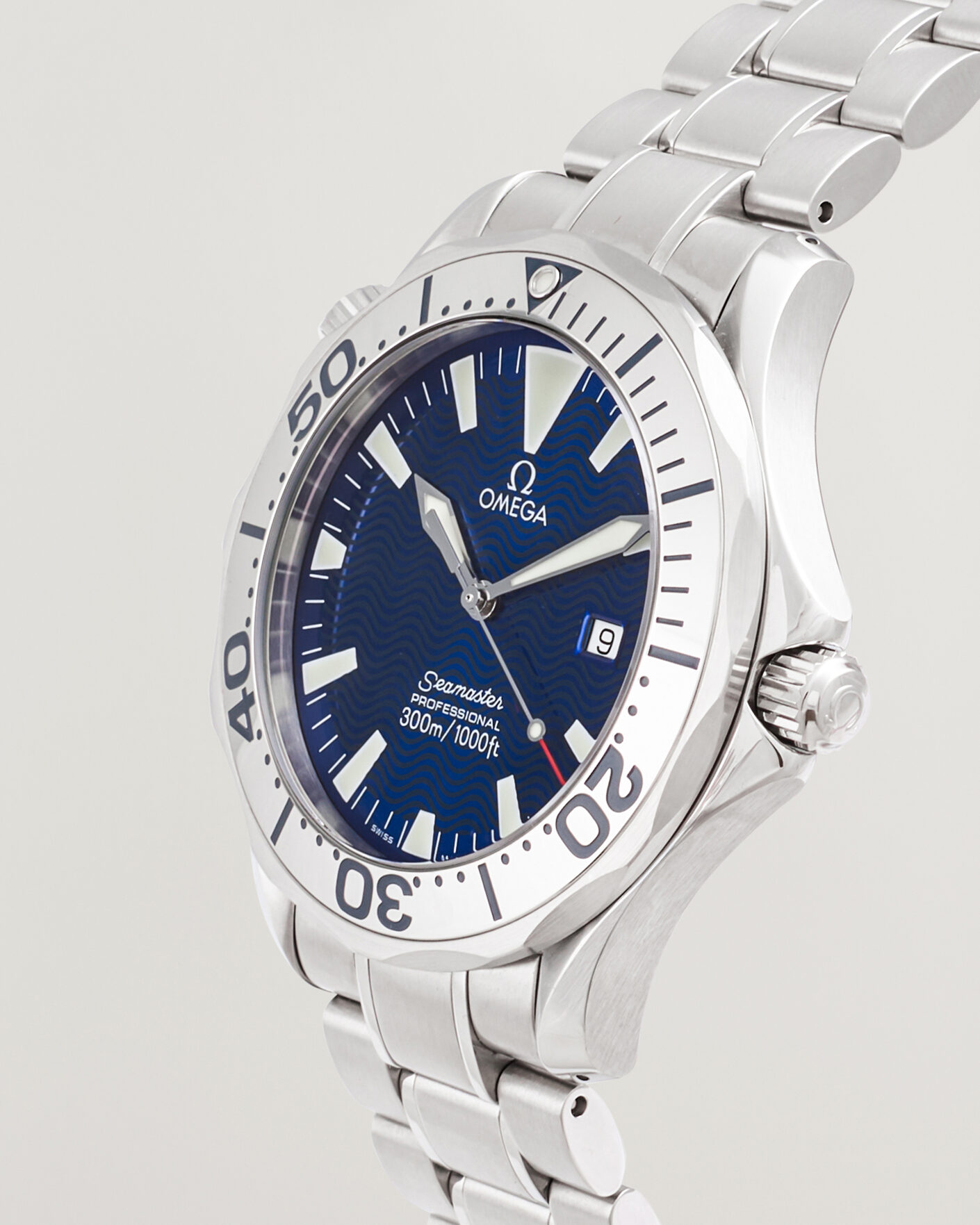 Herre | Omega Pre-Owned Seamaster 300M Electric Blue | Omega Pre-Owned | Seamaster 300M Electric Blue