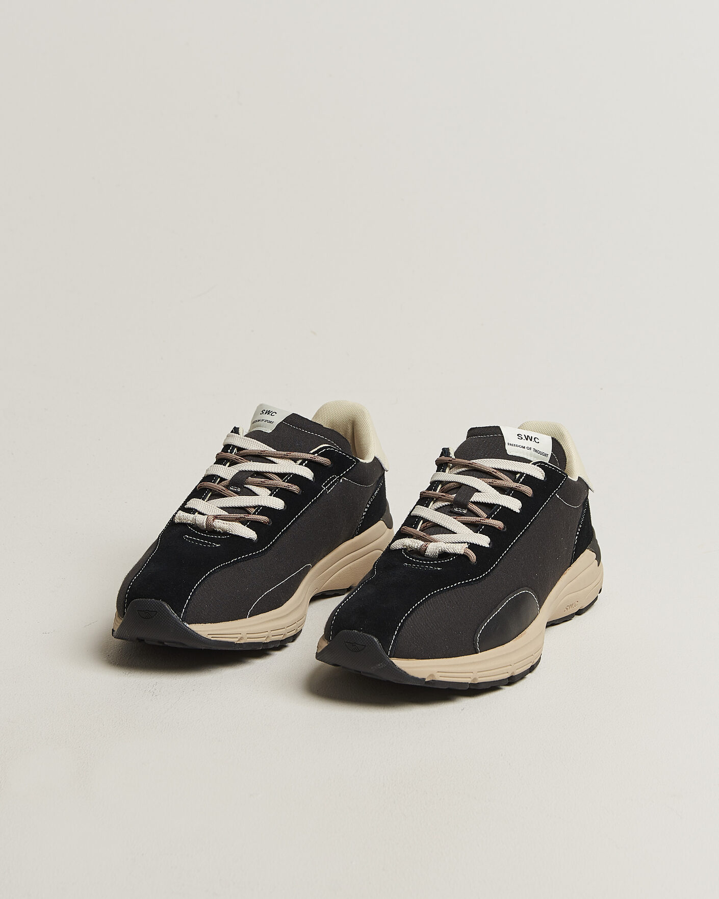 Herre | Sneakers | Stepney Workers Club | Legion Suede Twill Sneaker Black