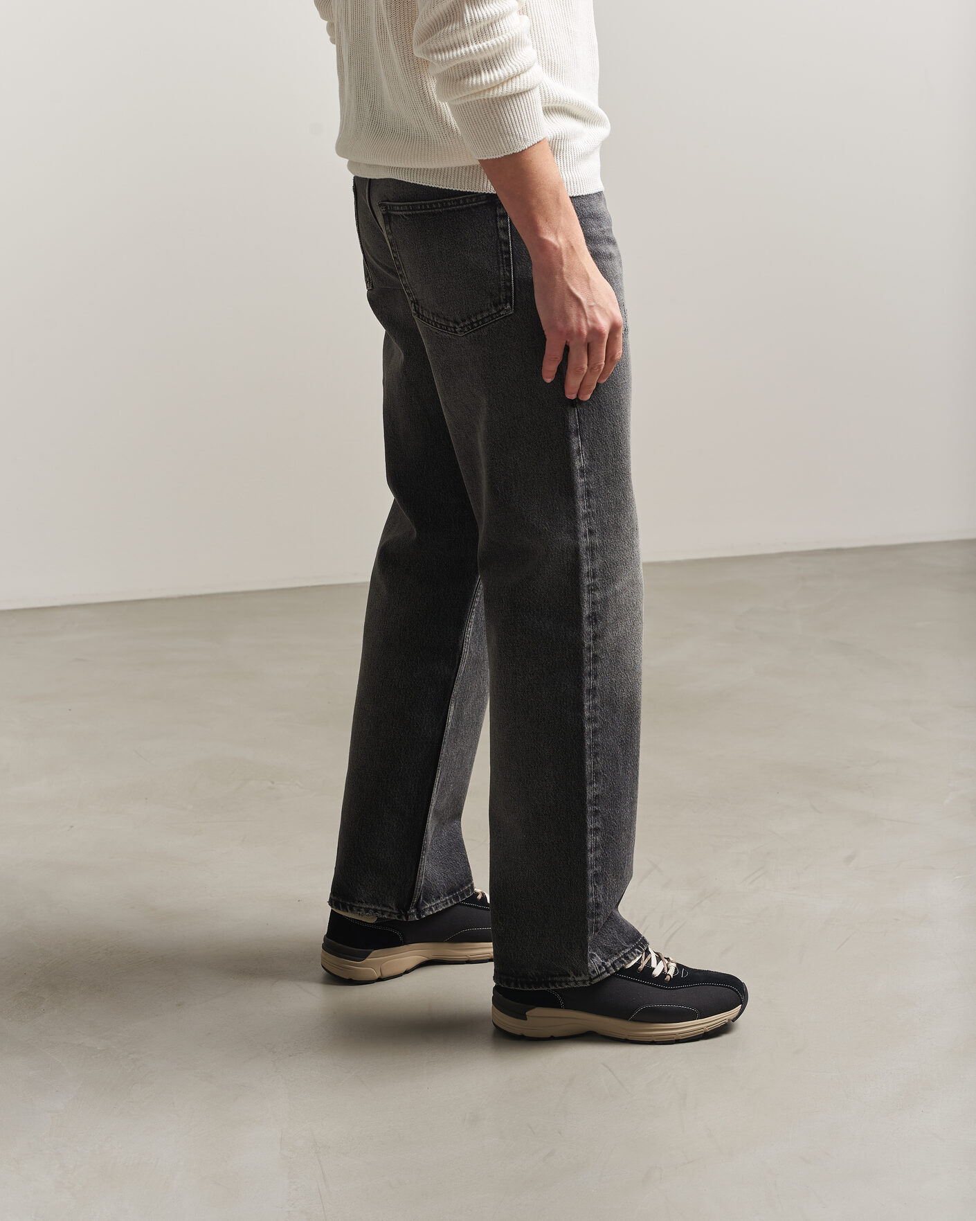 Herre | Sneakers | Stepney Workers Club | Legion Suede Twill Sneaker Black