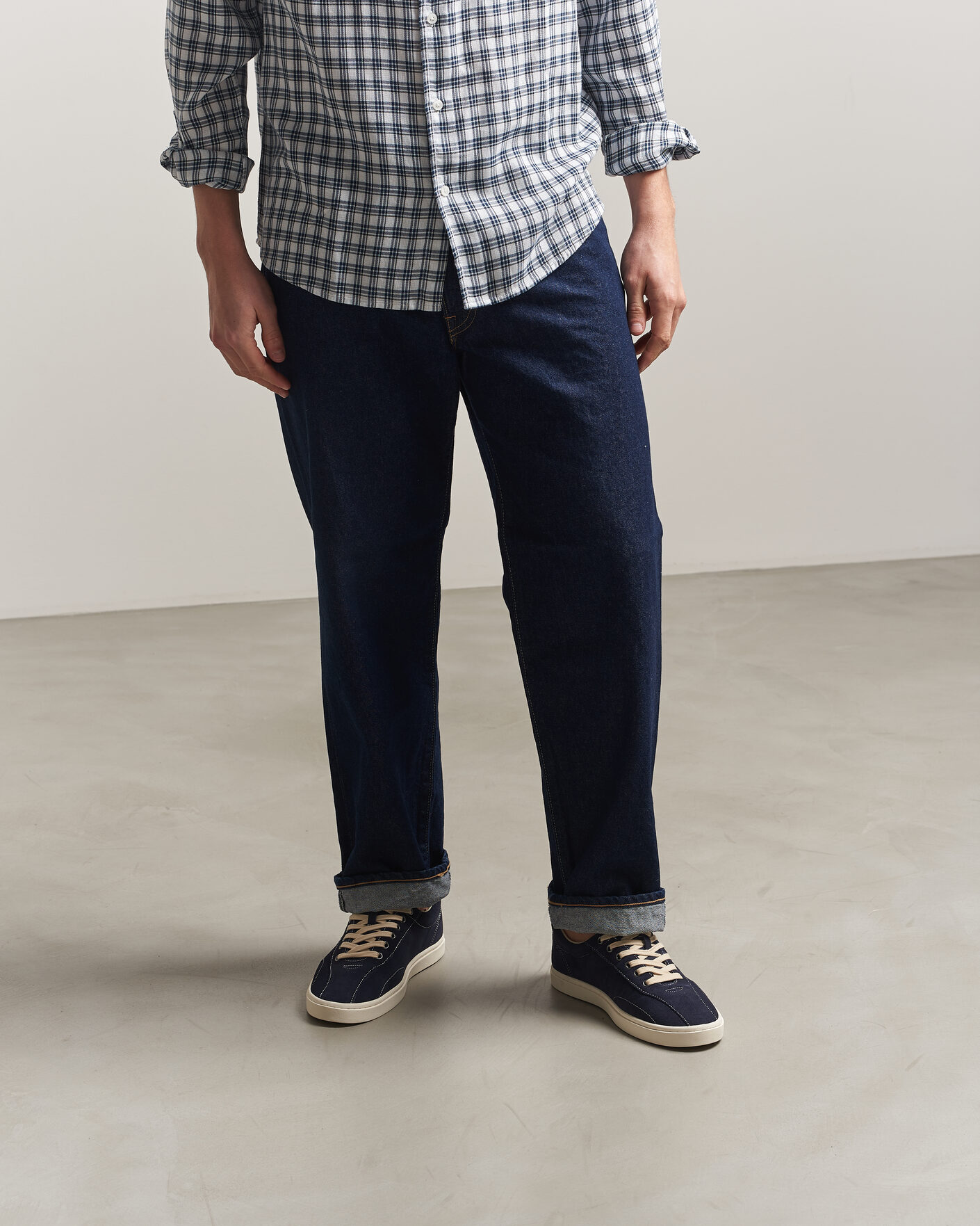 Herre | Sneakers | Stepney Workers Club | Surma Suede Sneaker Navy