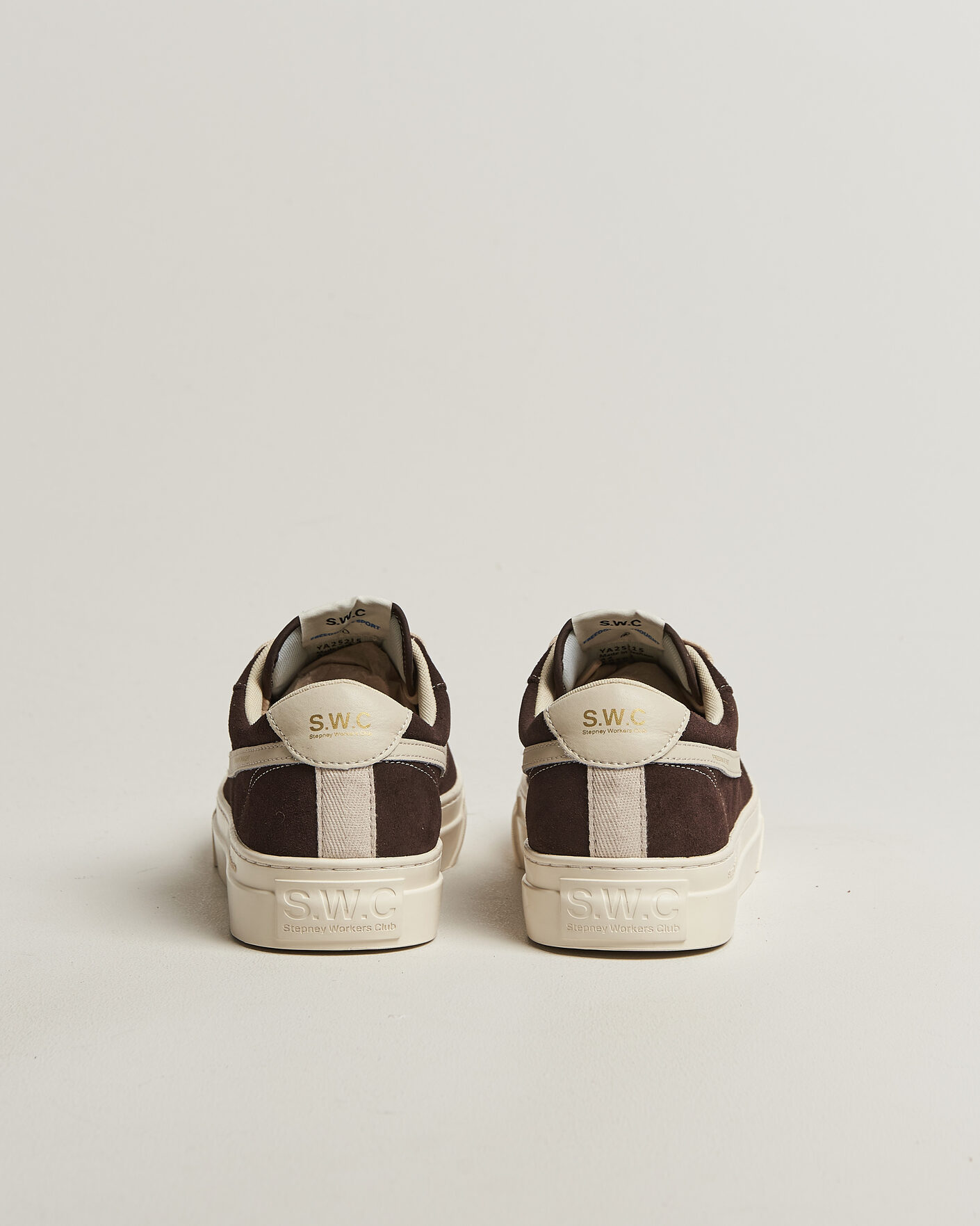 Herre | Sneakers | Stepney Workers Club | Dellow S-Strike Cupsole Suede Sneaker Dark Brown