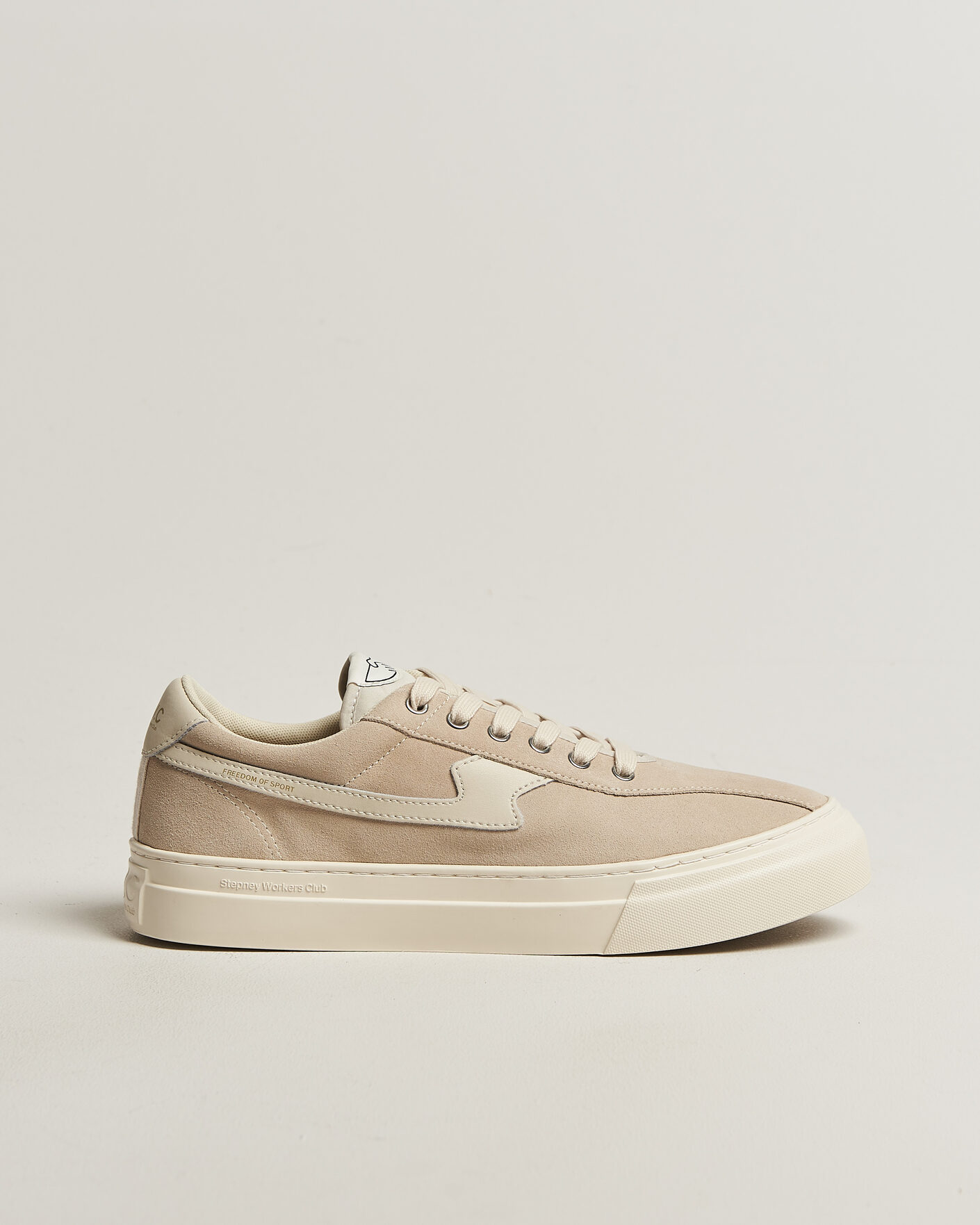 Herre | Sneakers | Stepney Workers Club | Dellow S-Strike Cupsole Suede Sneaker Oat