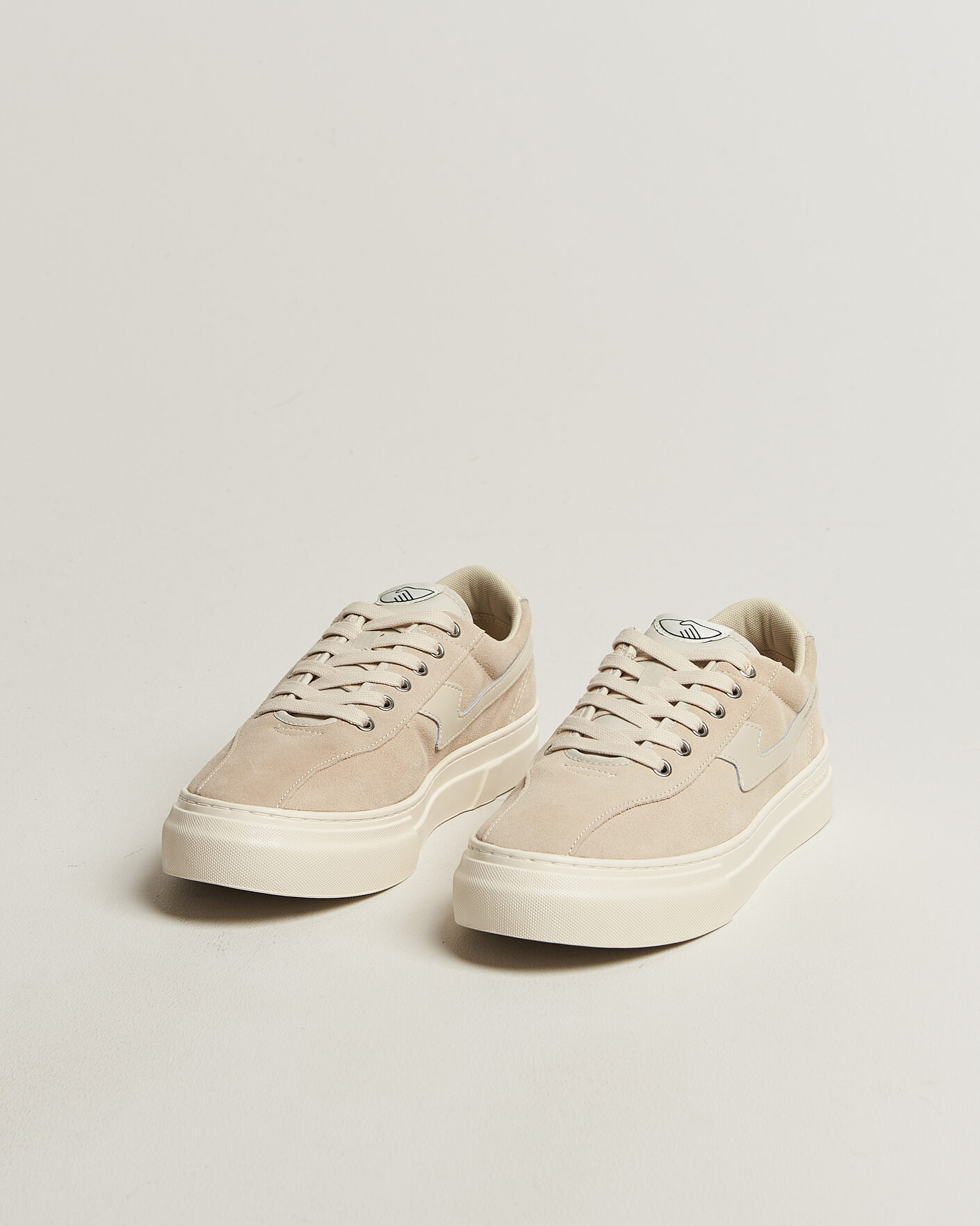 Herre | Sneakers | Stepney Workers Club | Dellow S-Strike Cupsole Suede Sneaker Oat