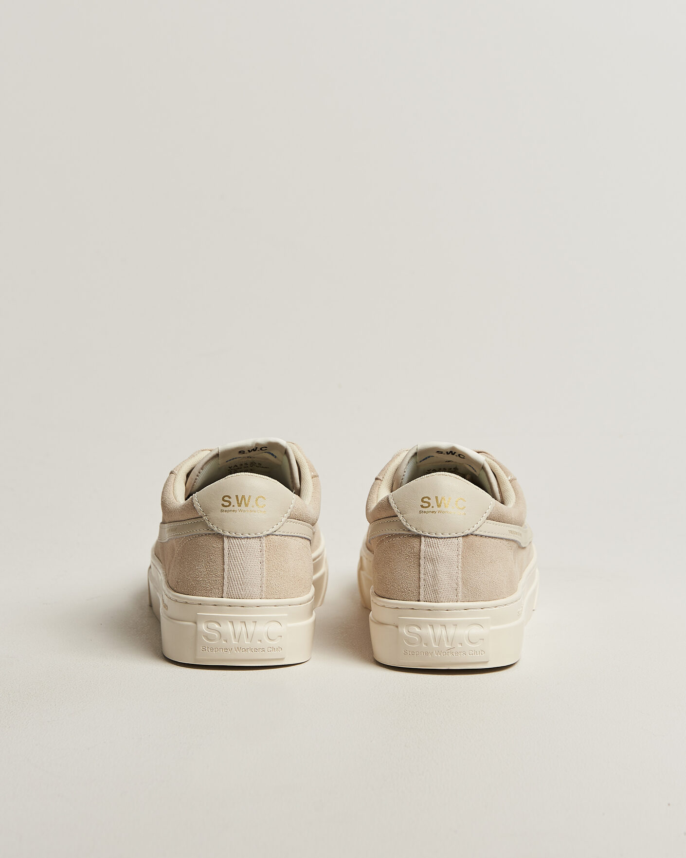 Herre | Sneakers | Stepney Workers Club | Dellow S-Strike Cupsole Suede Sneaker Oat