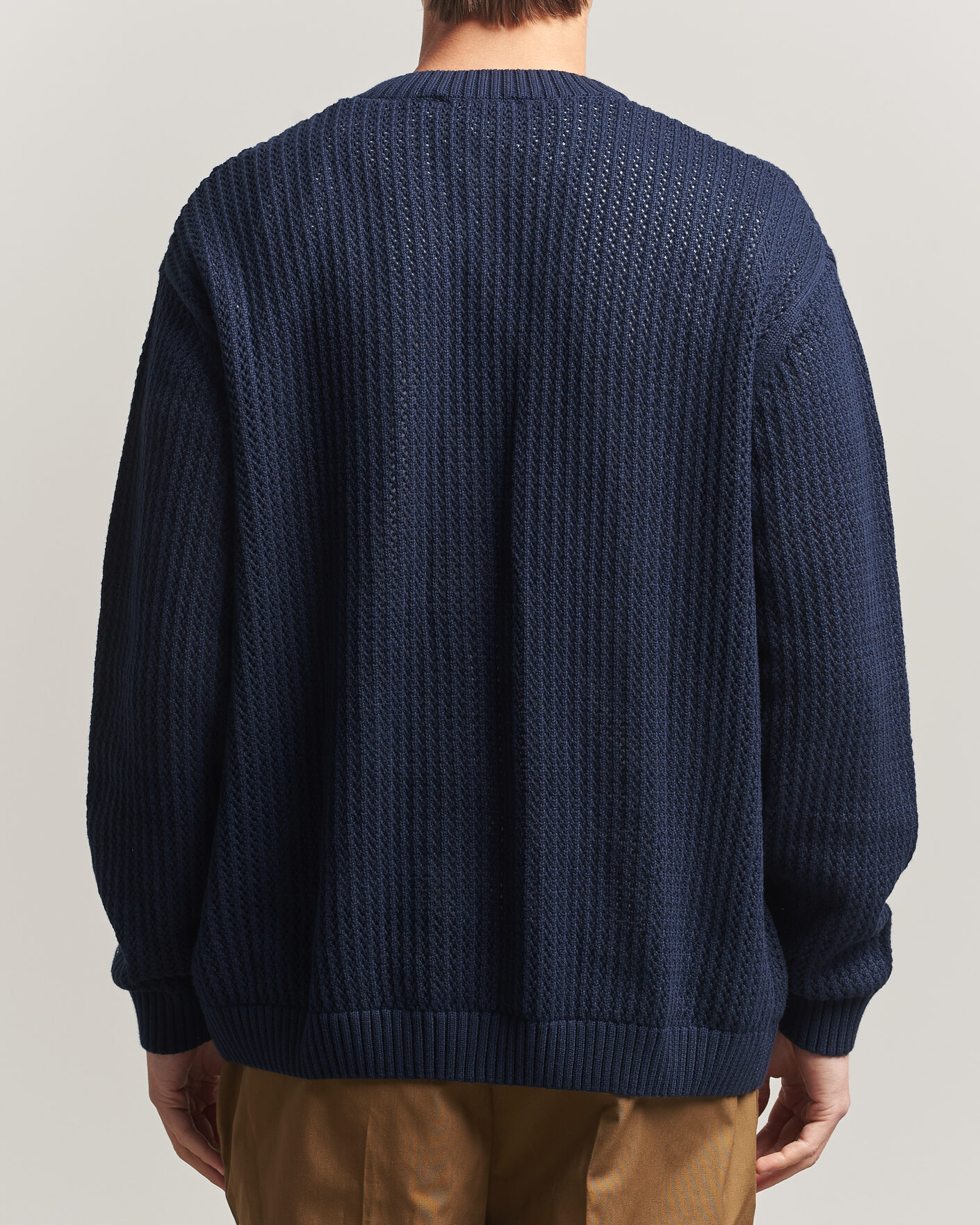 Herre | Trøjer | LES DEUX | Prince Lace Knitted Cardigan Dark Navy