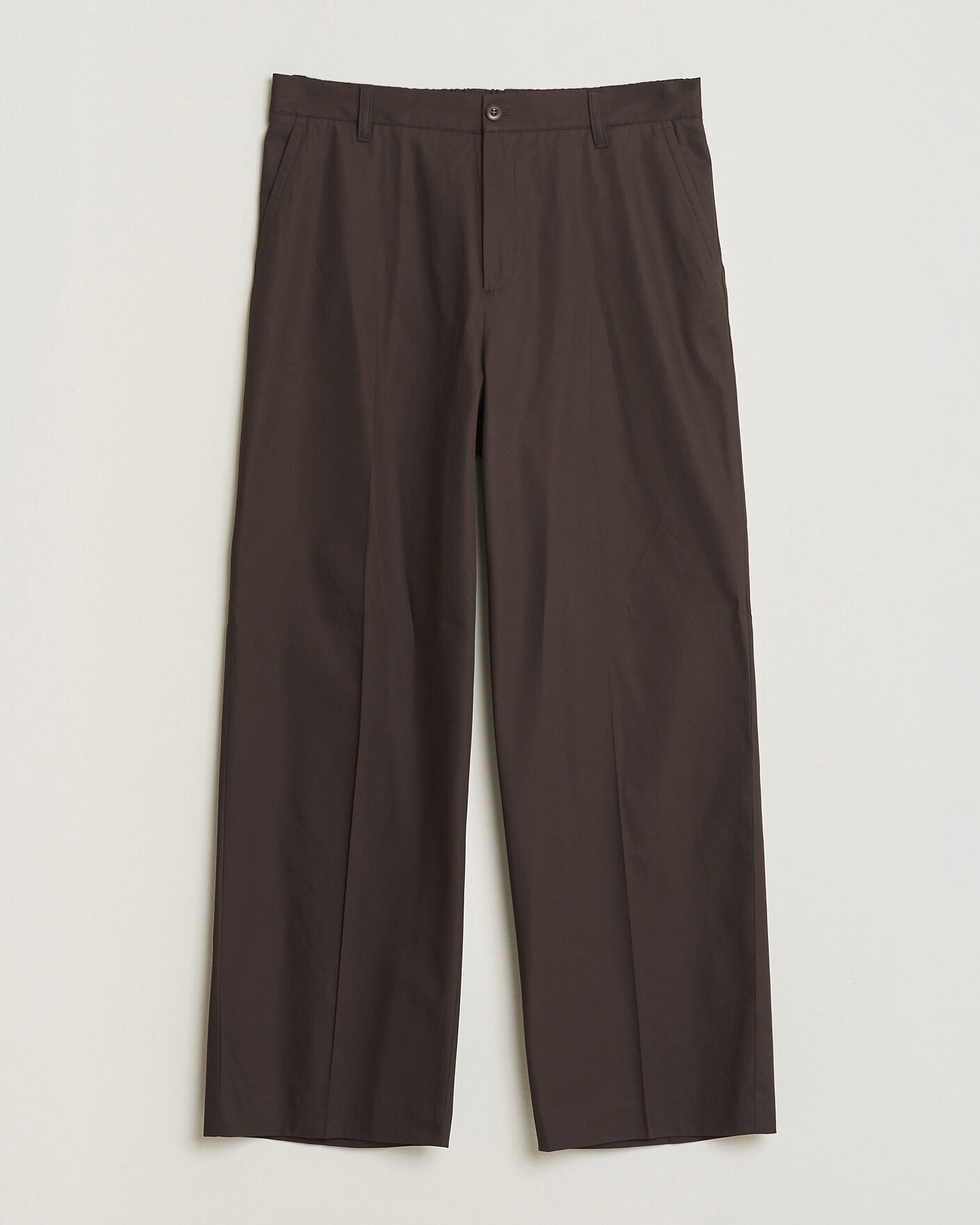 Herre | Bukser | Filippa K | Reeve Cotton Trousers Dark Chocolate