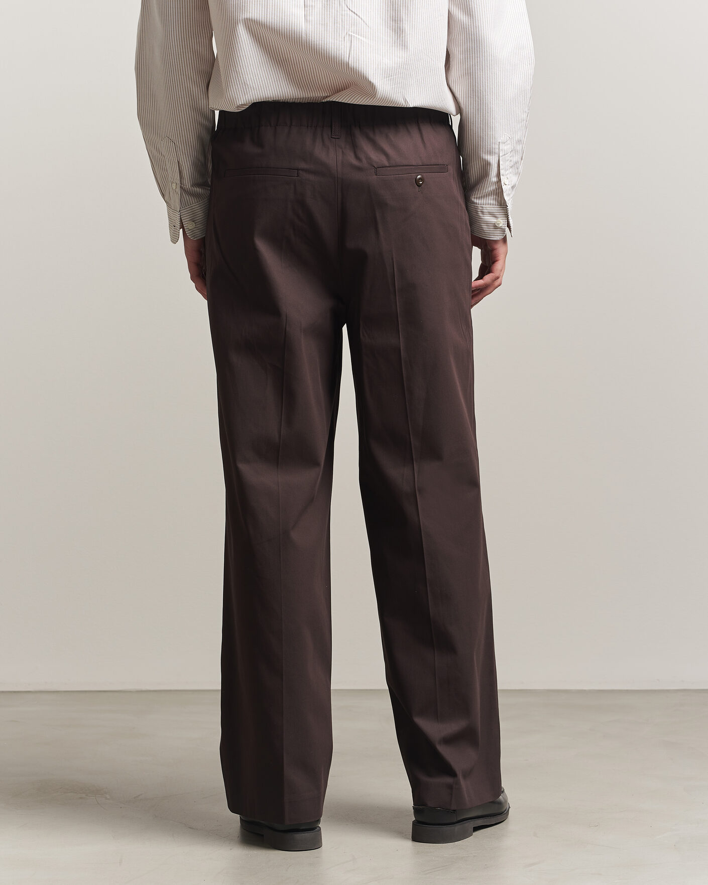 Herre | Bukser | Filippa K | Reeve Cotton Trousers Dark Chocolate