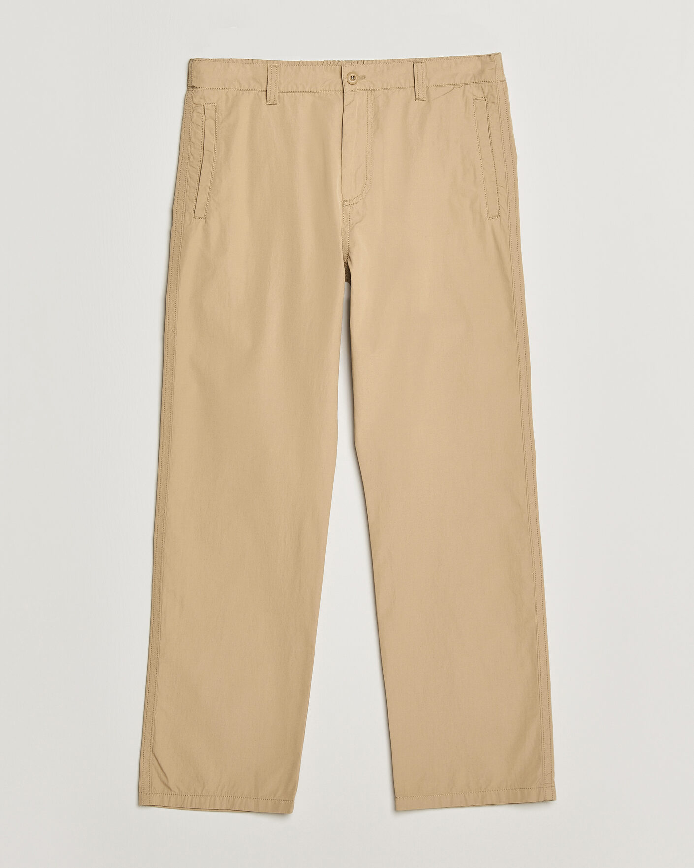 Herre | Bukser | Filippa K | Flynn Washed Cotton Drawstring Trousers Canvas Beige