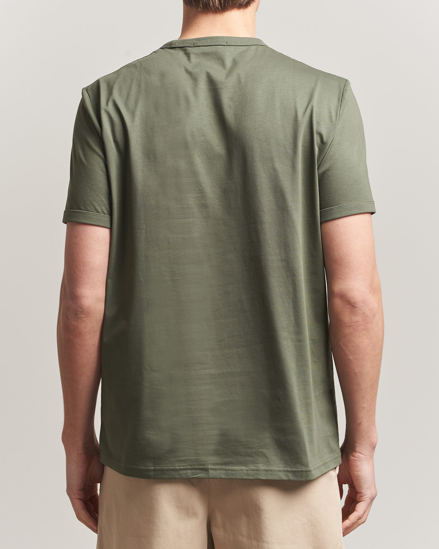 Herre | T-Shirts | Fred Perry | Ringer T-Shirt Laurel Wreath Green